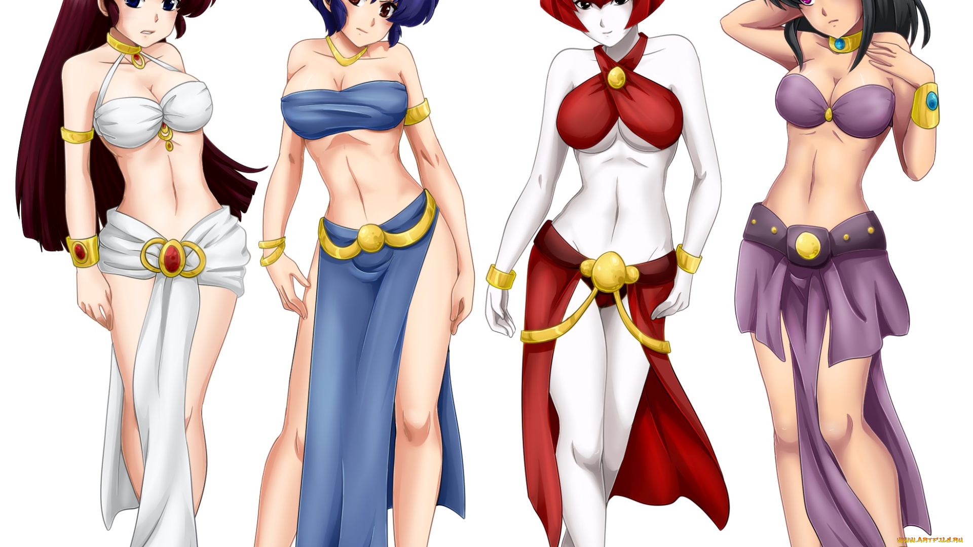 разное, арты, фон, взгляд, девушки