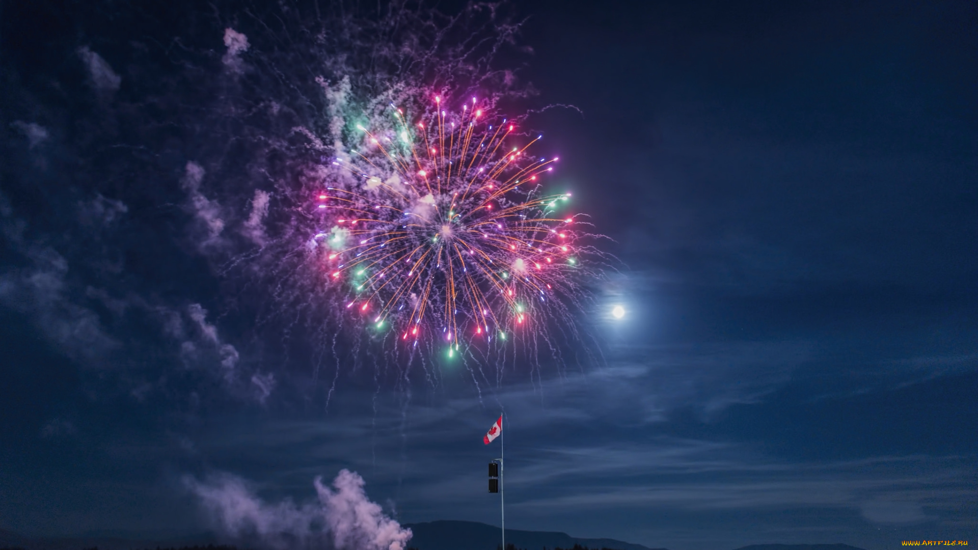 разное, салюты, , фейерверки, фейерверк, ночь