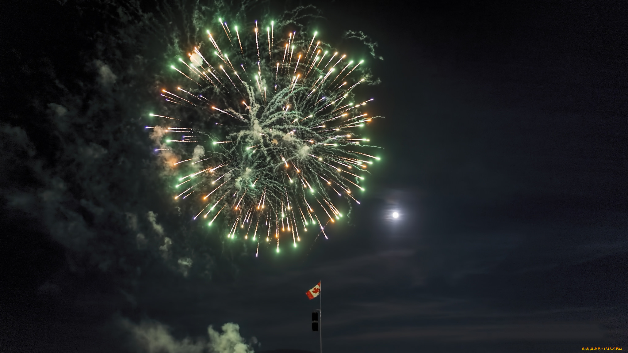 разное, салюты, , фейерверки, фейерверк, ночь