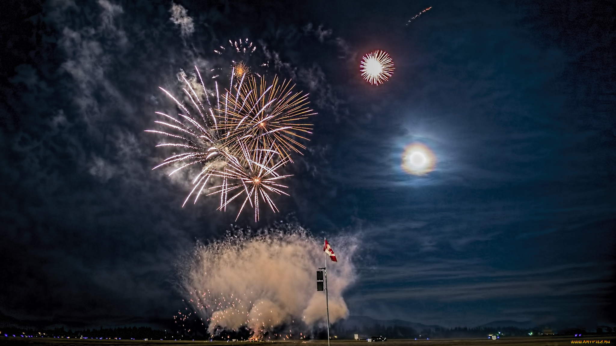 разное, салюты, , фейерверки, фейерверк, ночь