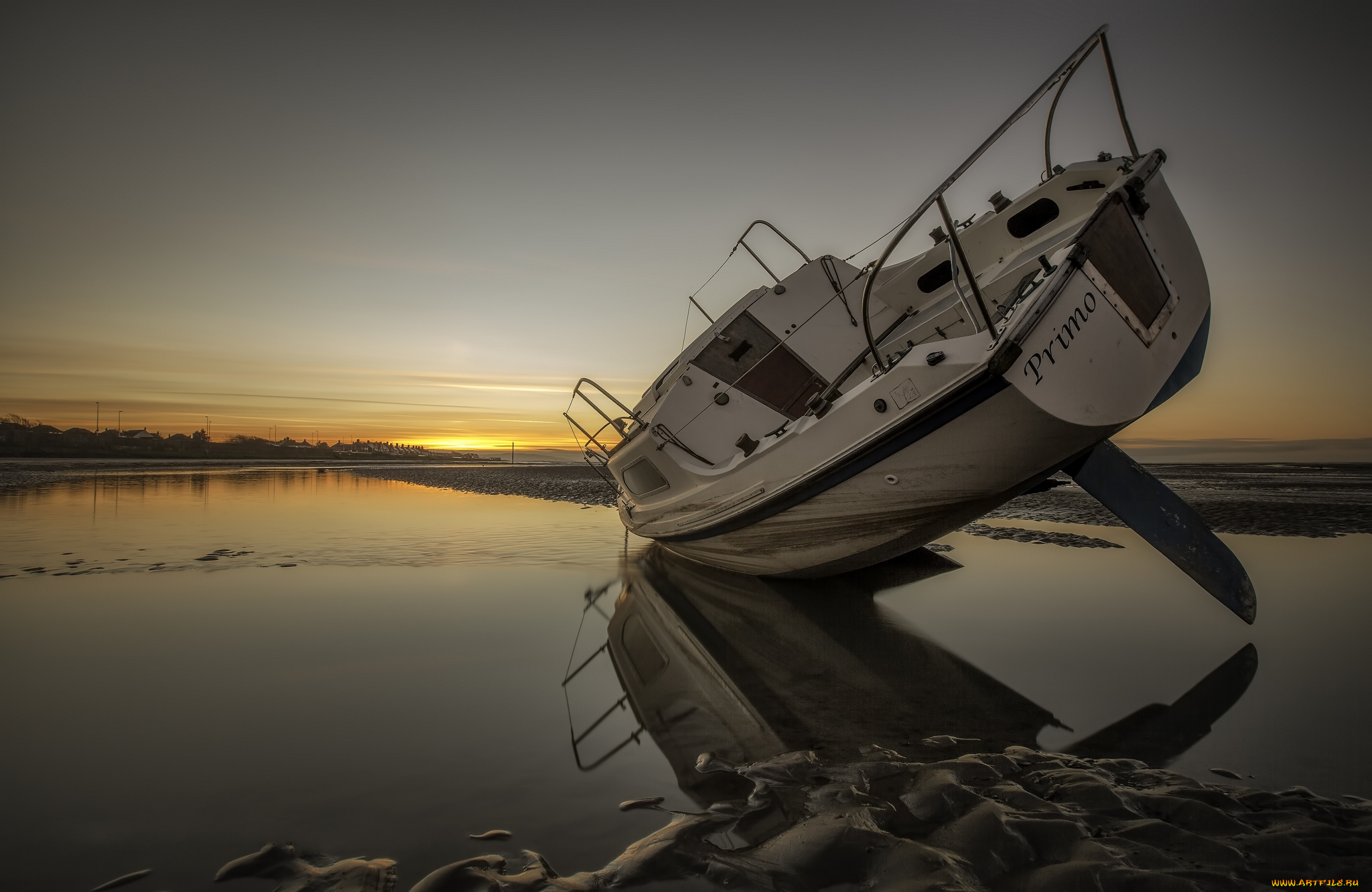 корабли, Яхты, океан, судно, отлив