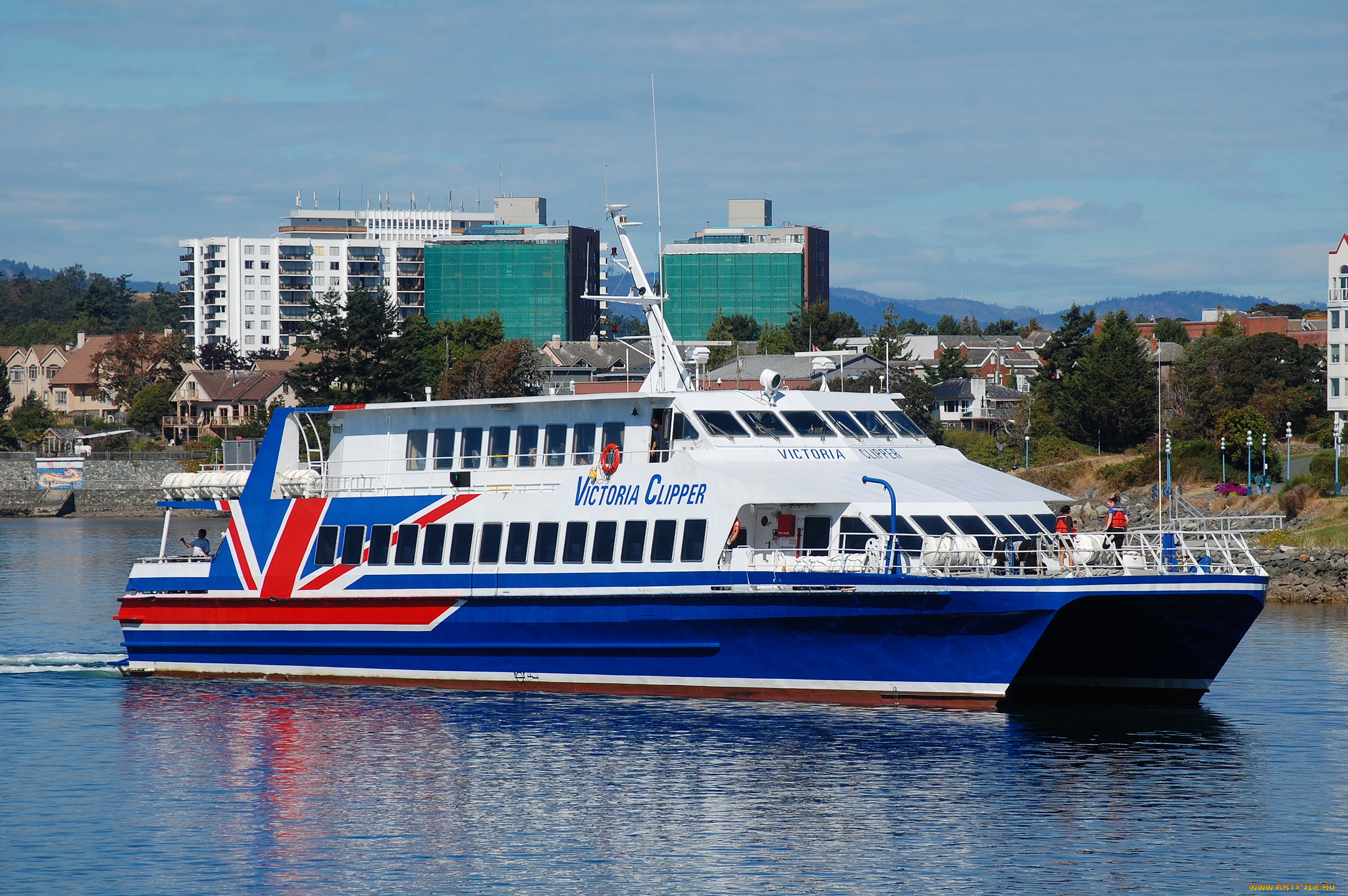 victoria, clipper, корабли, катамараны, и, тримараны, катамаран