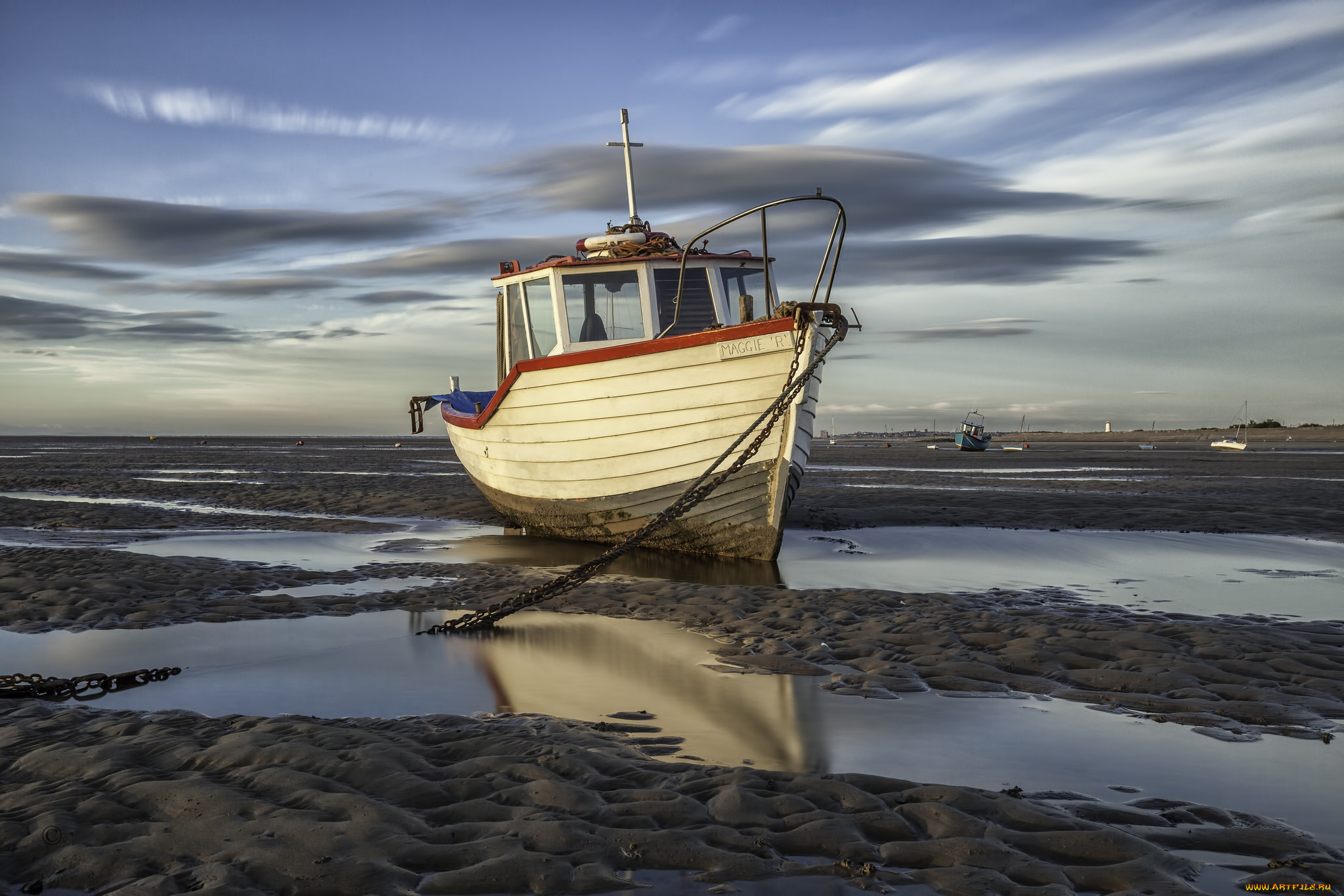 корабли, баркасы, , , буксиры, отлив, судно, океан