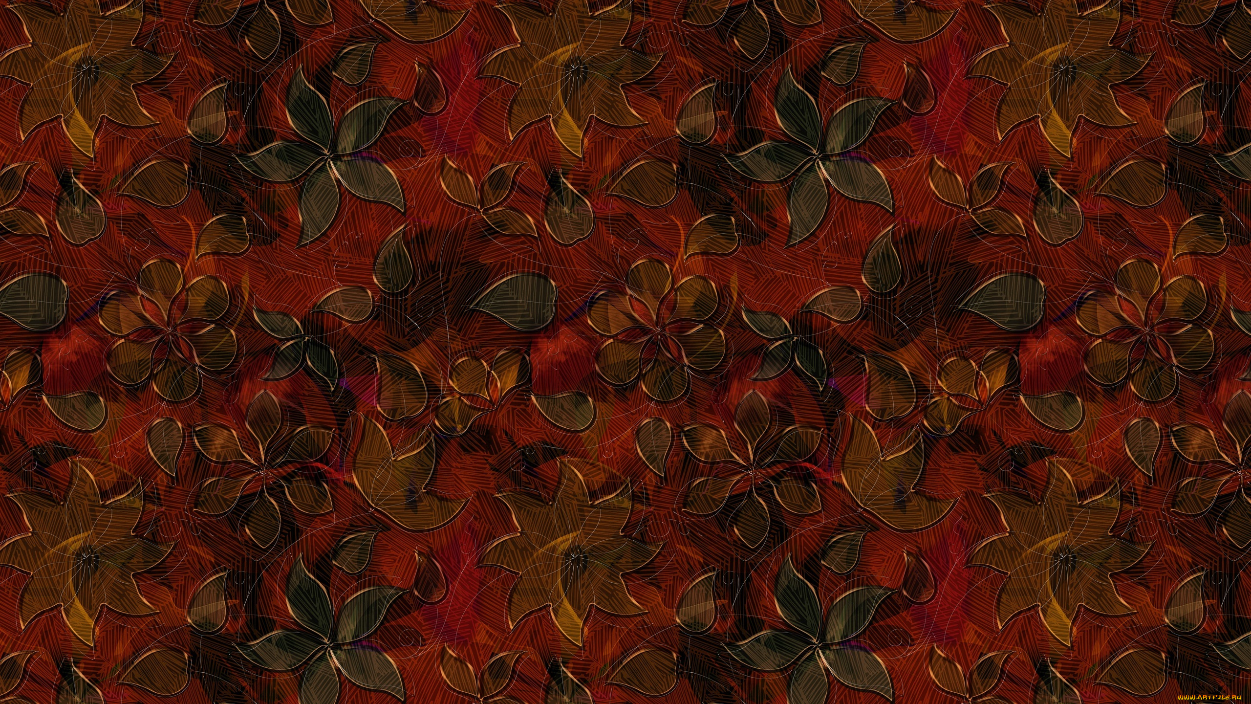 векторная, графика, цветы, , flowers, фон, штрихи, рисунок, листья, цветы