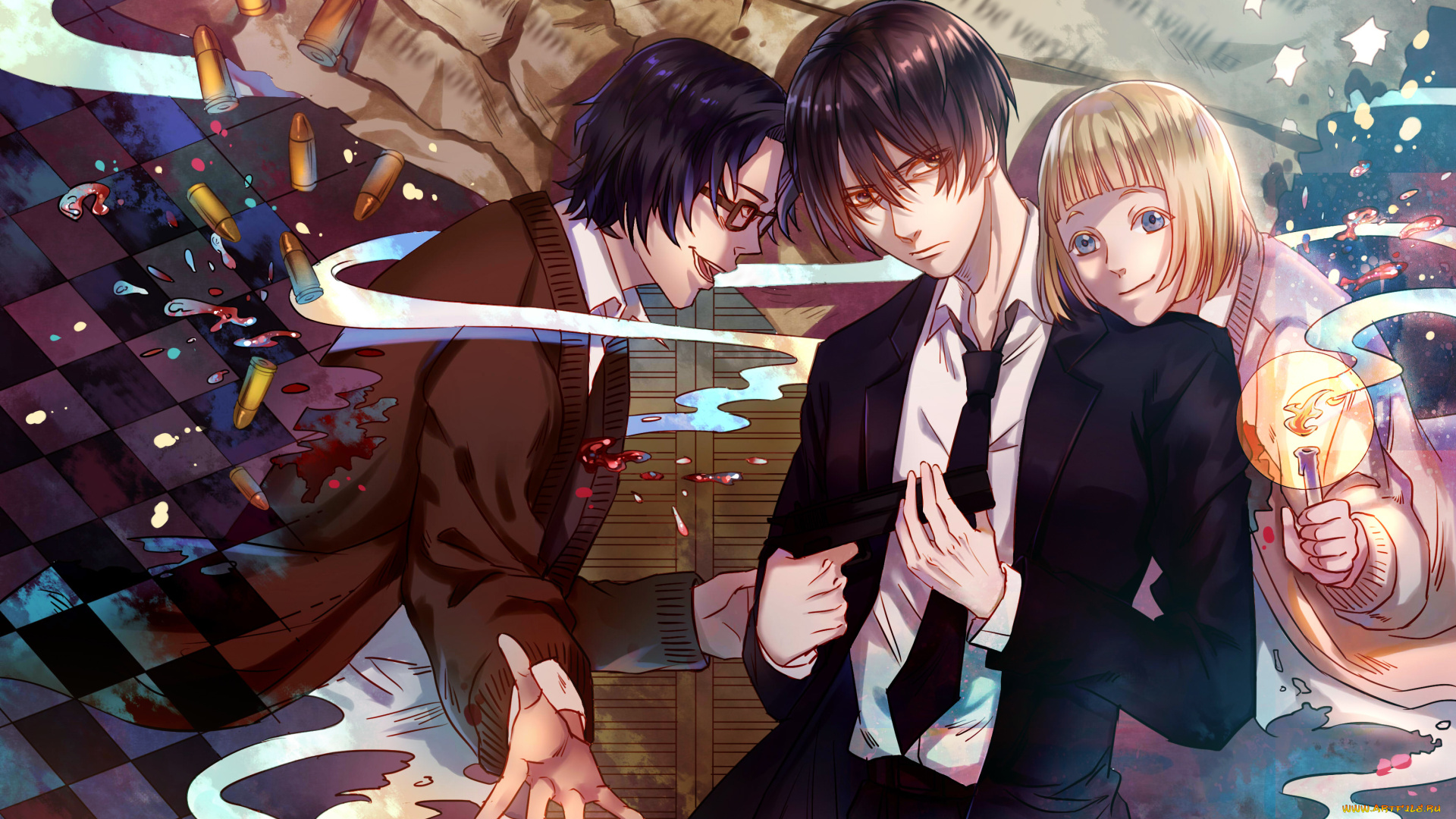 аниме, 91, days, персонажи