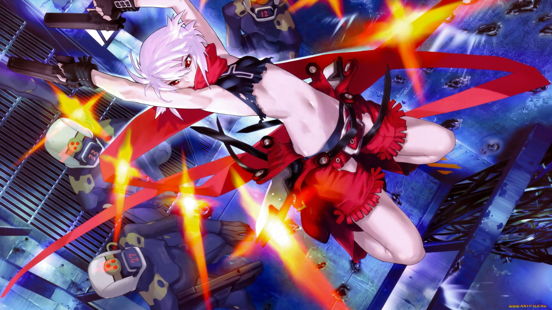 аниме, bakuretsu, tenshi, девушка