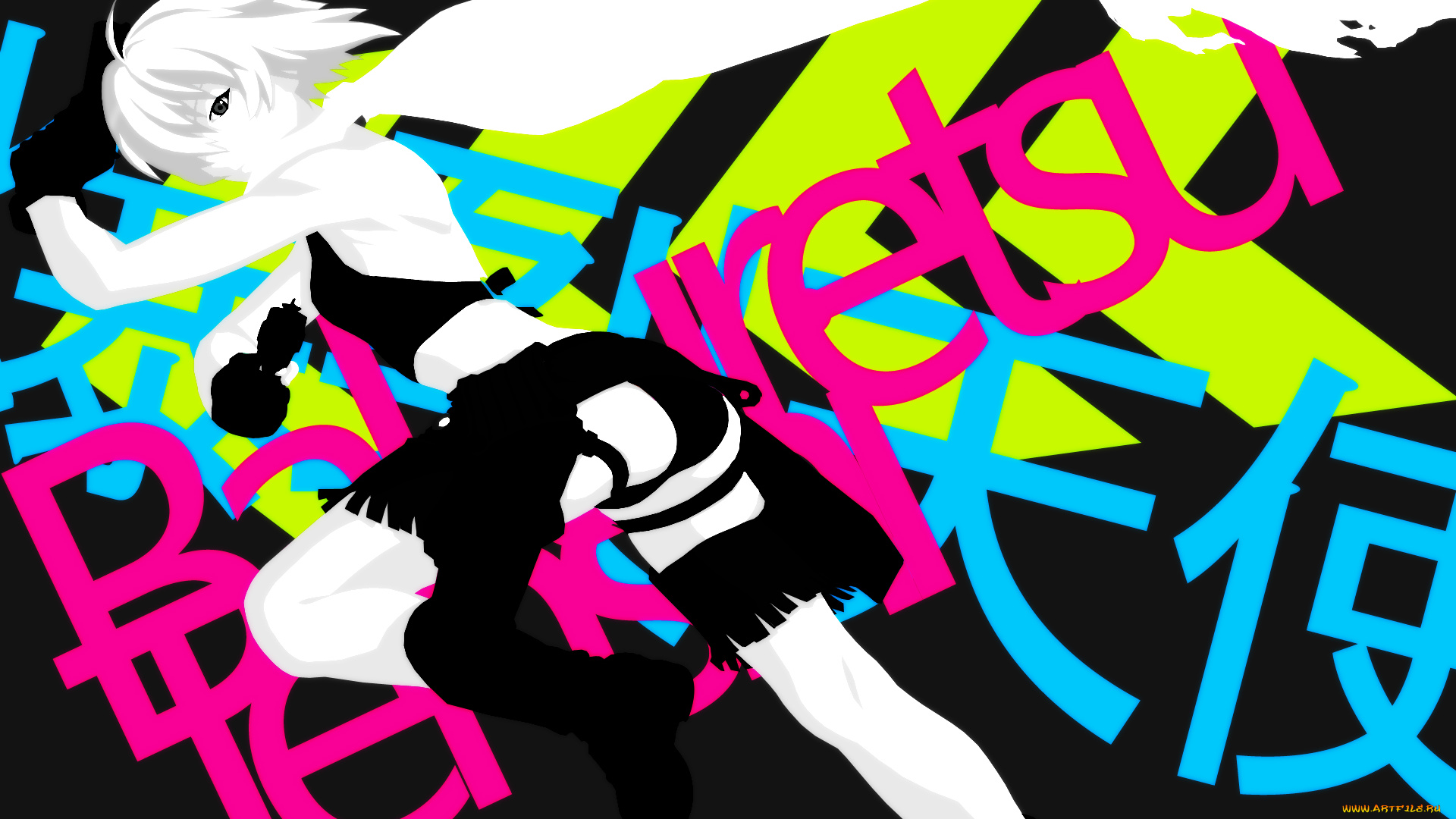 аниме, bakuretsu, tenshi, девушка