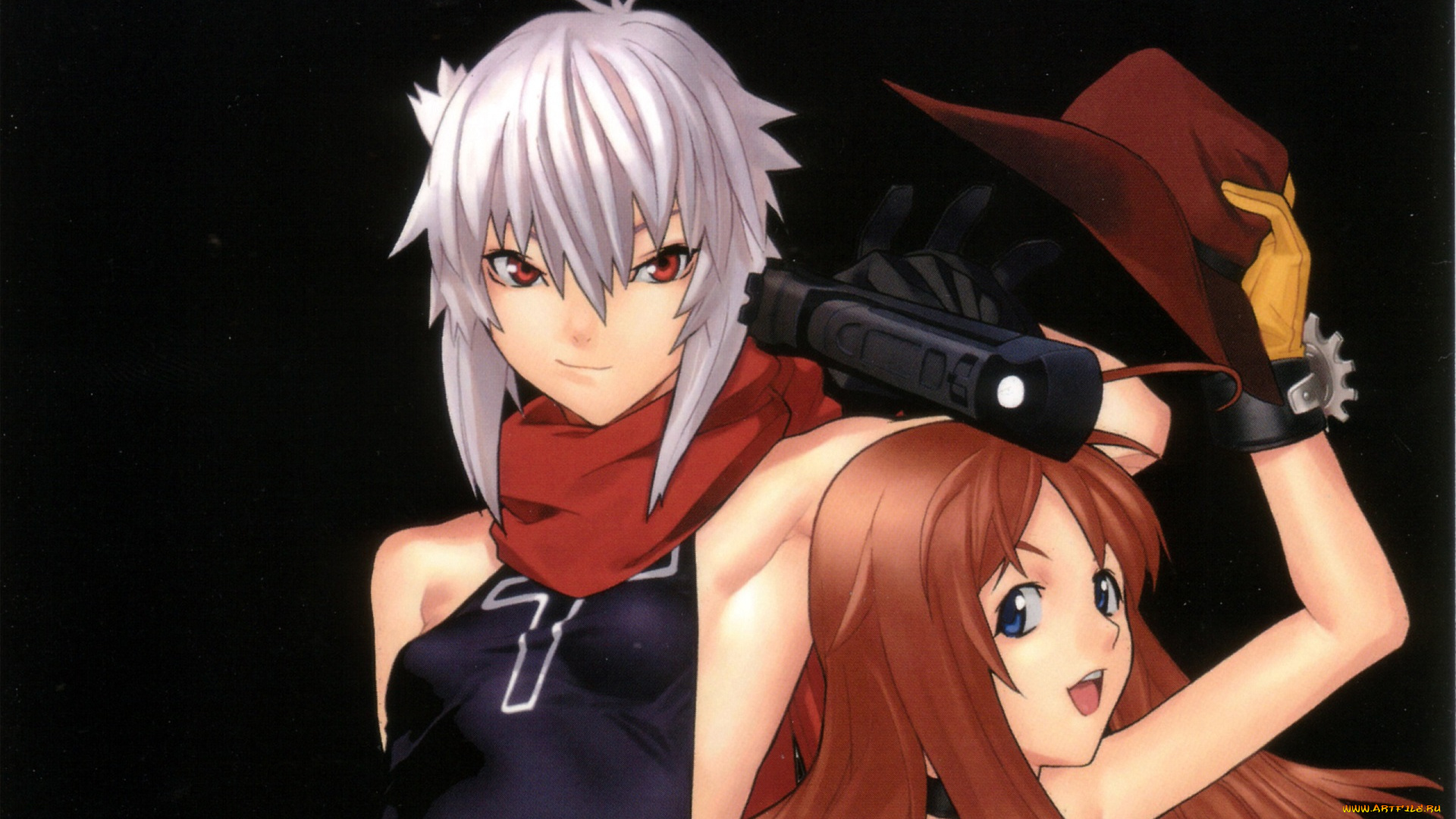 аниме, bakuretsu, tenshi, девушки