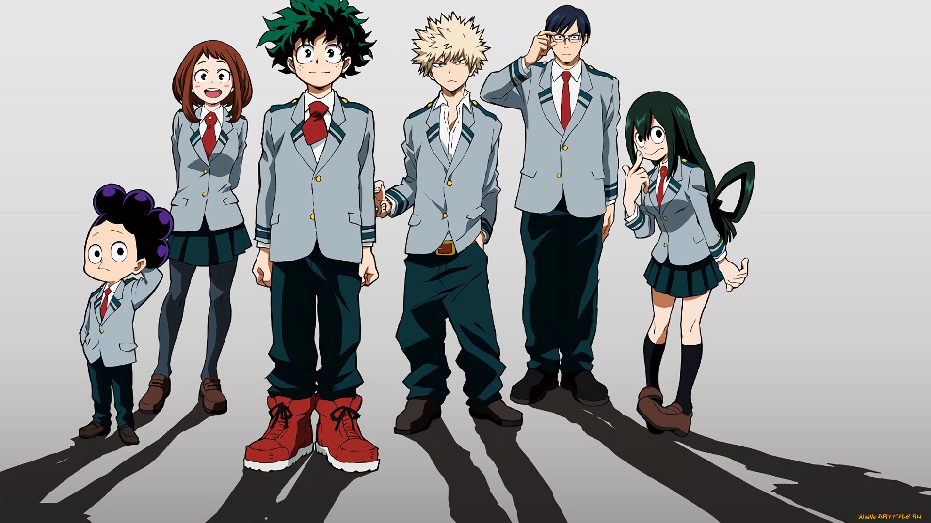 аниме, boku, no, hero, academia, персонажи