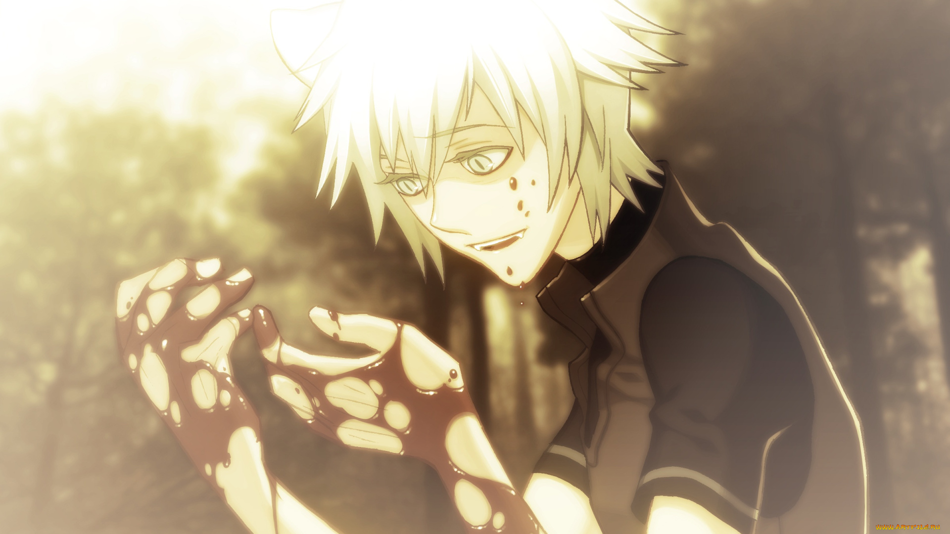 аниме, lamento, коное, рибика, руки