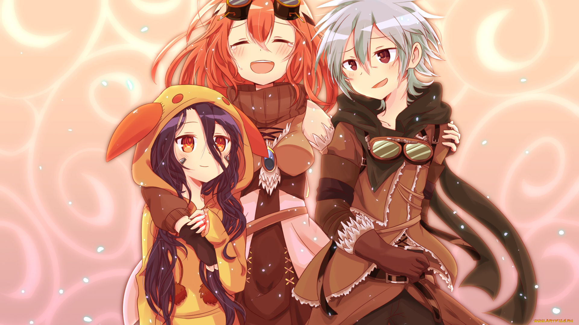 аниме, no, game, no, life, фон, взгляд, девушки