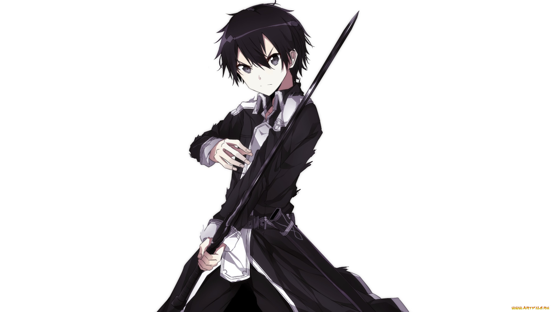 аниме, sword, art, online, парень, фон, взгляд