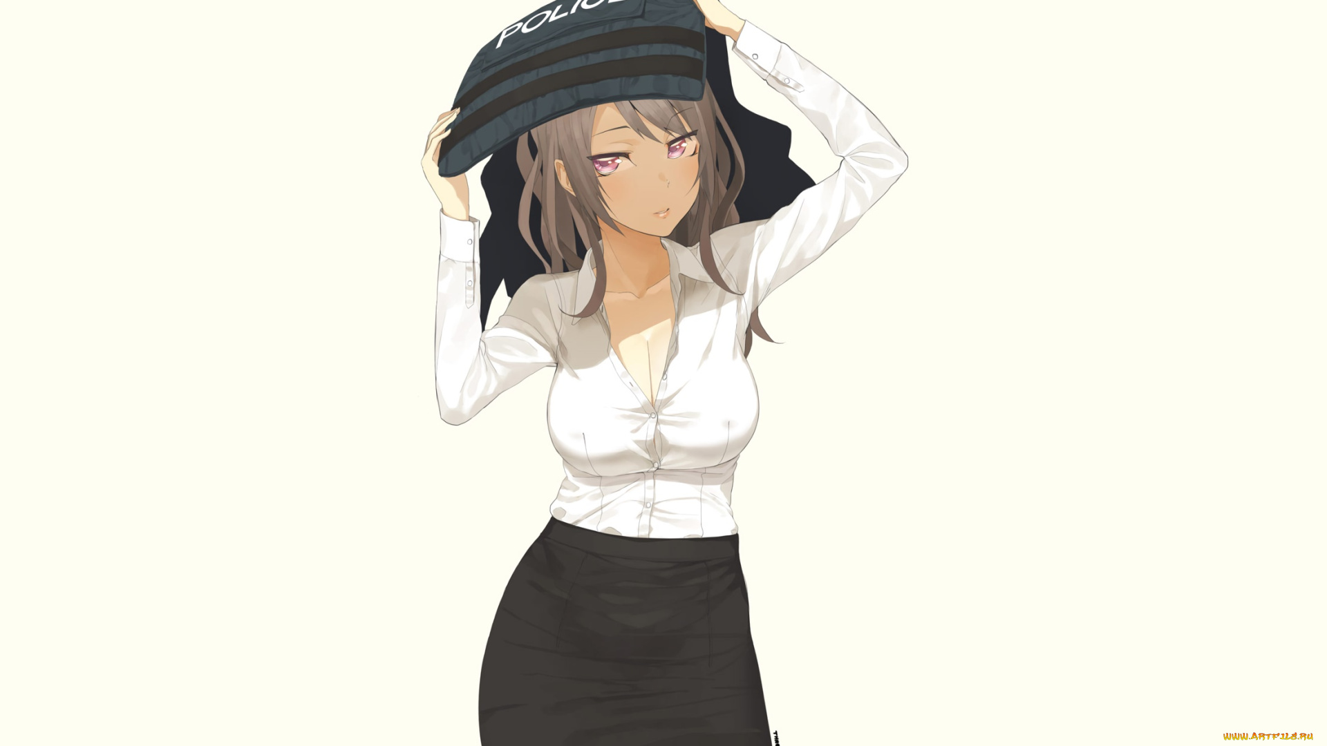 аниме, unknown, , другое, девушка, фон, взгляд