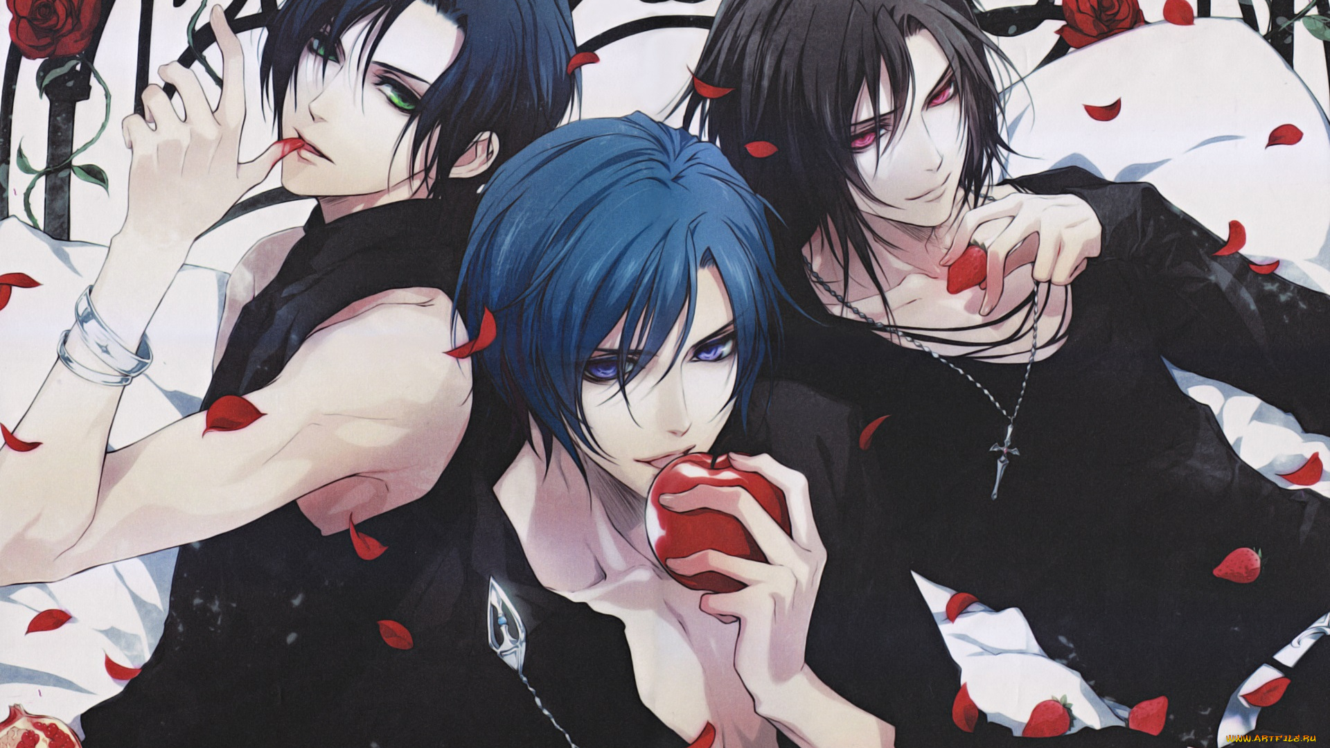 аниме, wand, of, fortune, парни