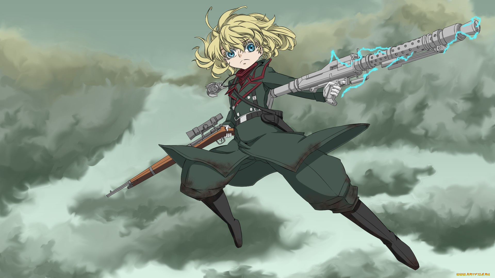 аниме, youjo, senki, tanya, degurechaff