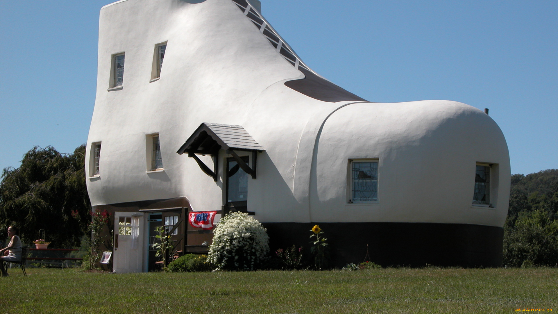 города, -, здания, , дома, сша, пенсильвания, дом-ботинок