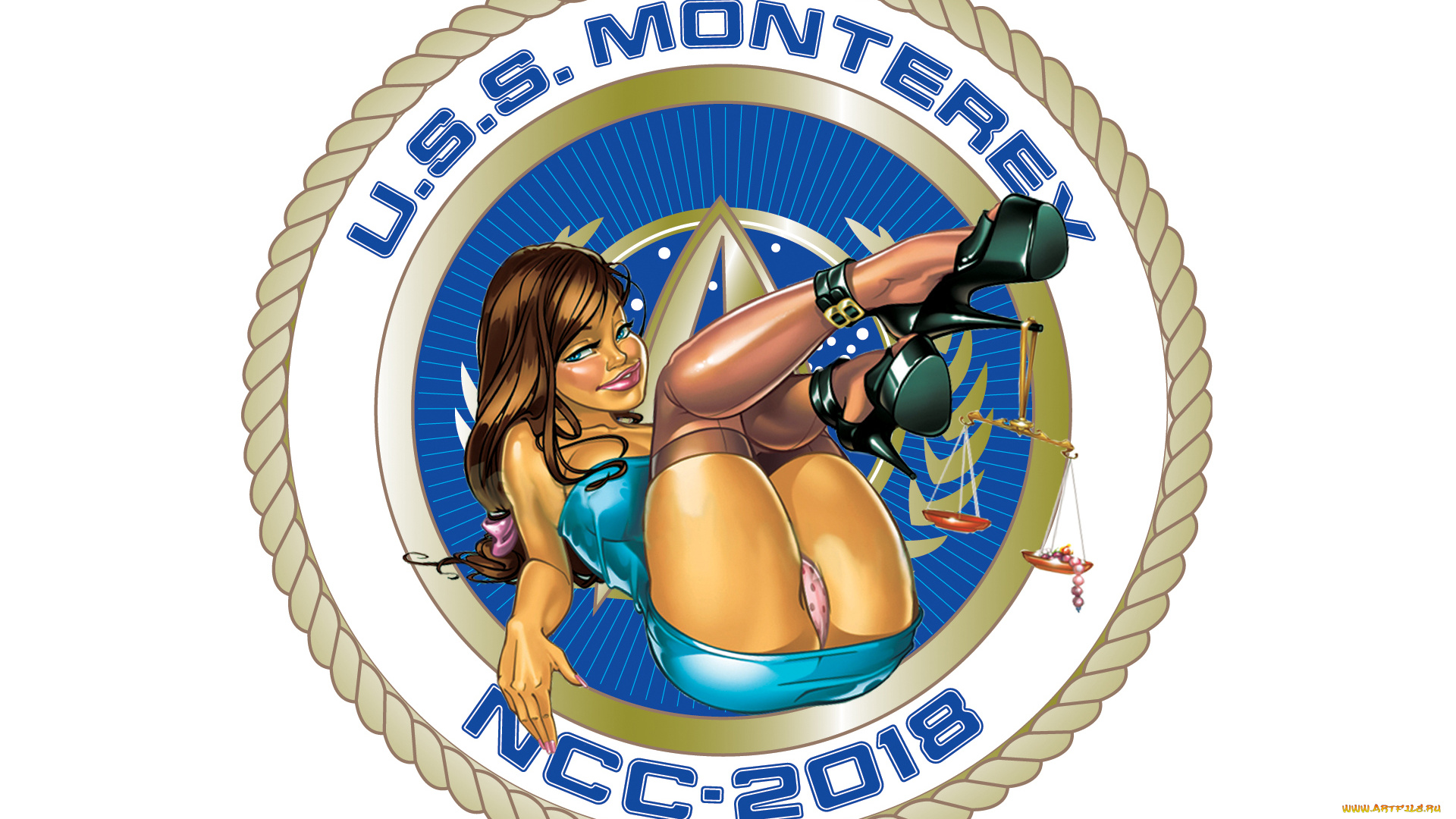 рисованное, комиксы, фон, девушка, взгляд, весы