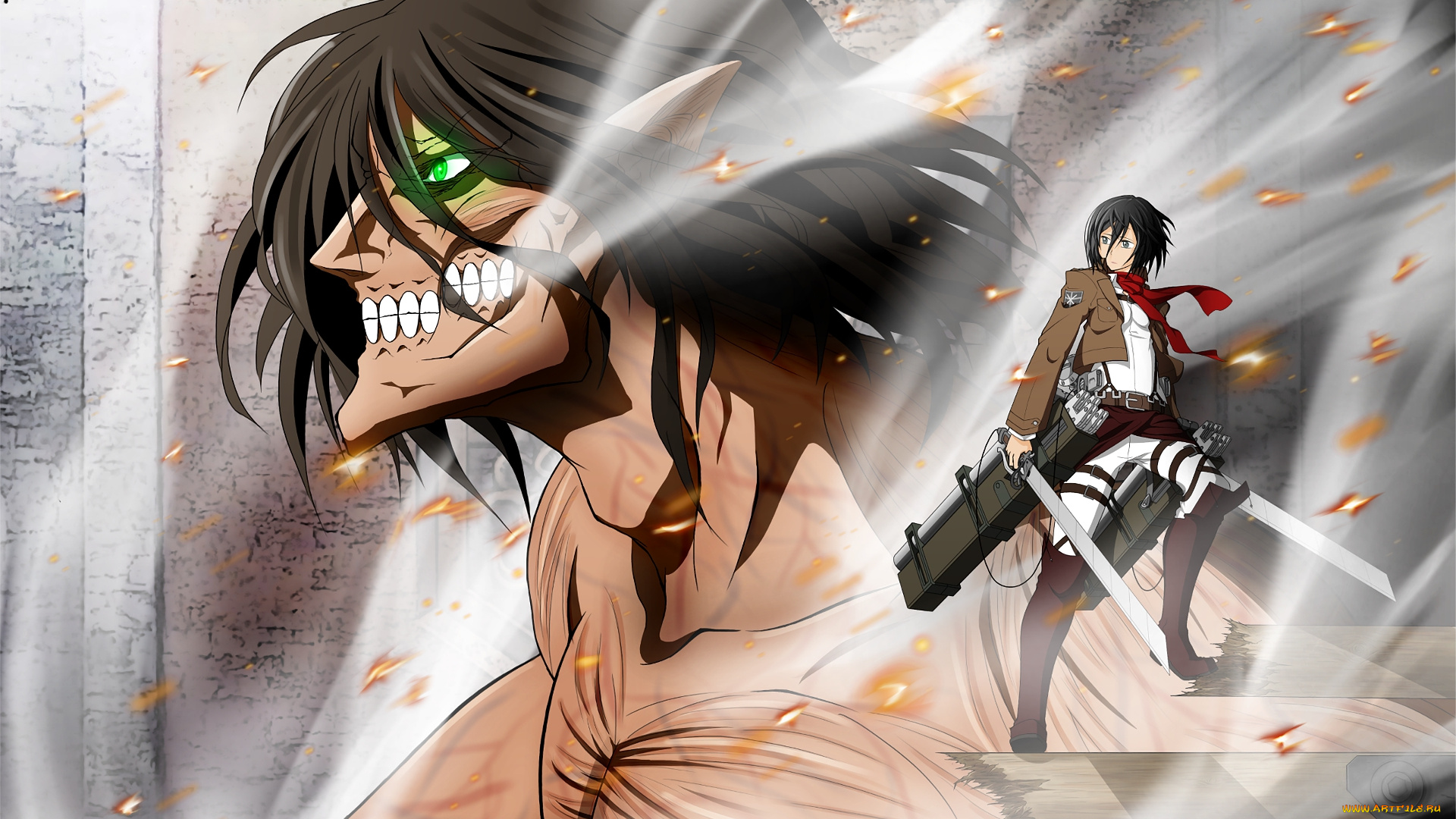 shingeki, no, kyojin, аниме, персонаж