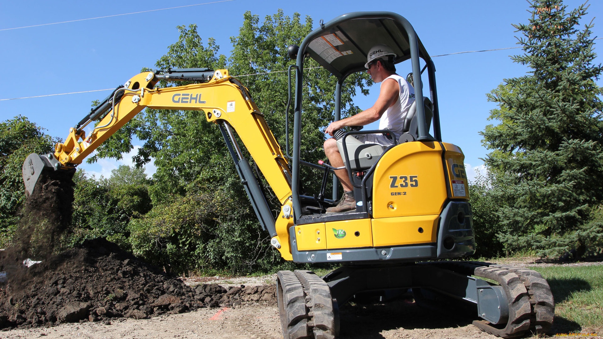 техника, экскаваторы, gehl