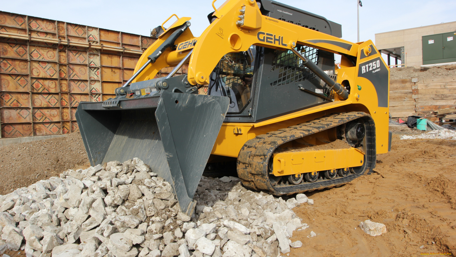 техника, фронтальные, погрузчики, gehl