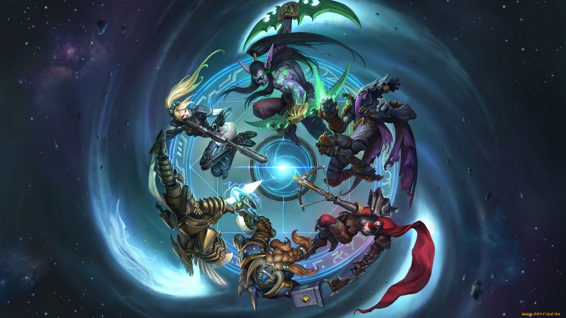 видео, игры, heroes, of, the, storm, action, онлайн, ролевая, heroes, of, the, storm