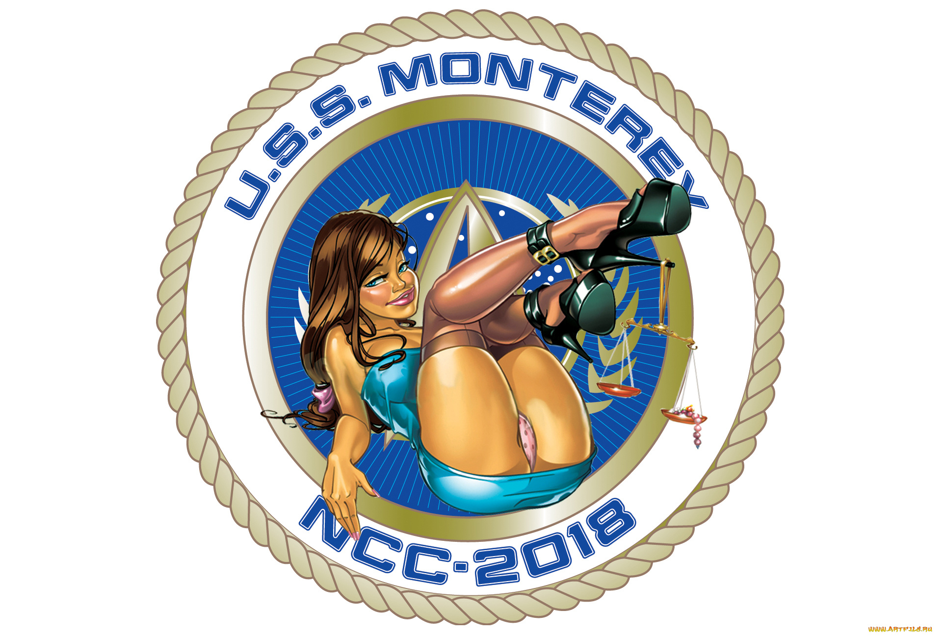 рисованное, комиксы, фон, девушка, взгляд, весы