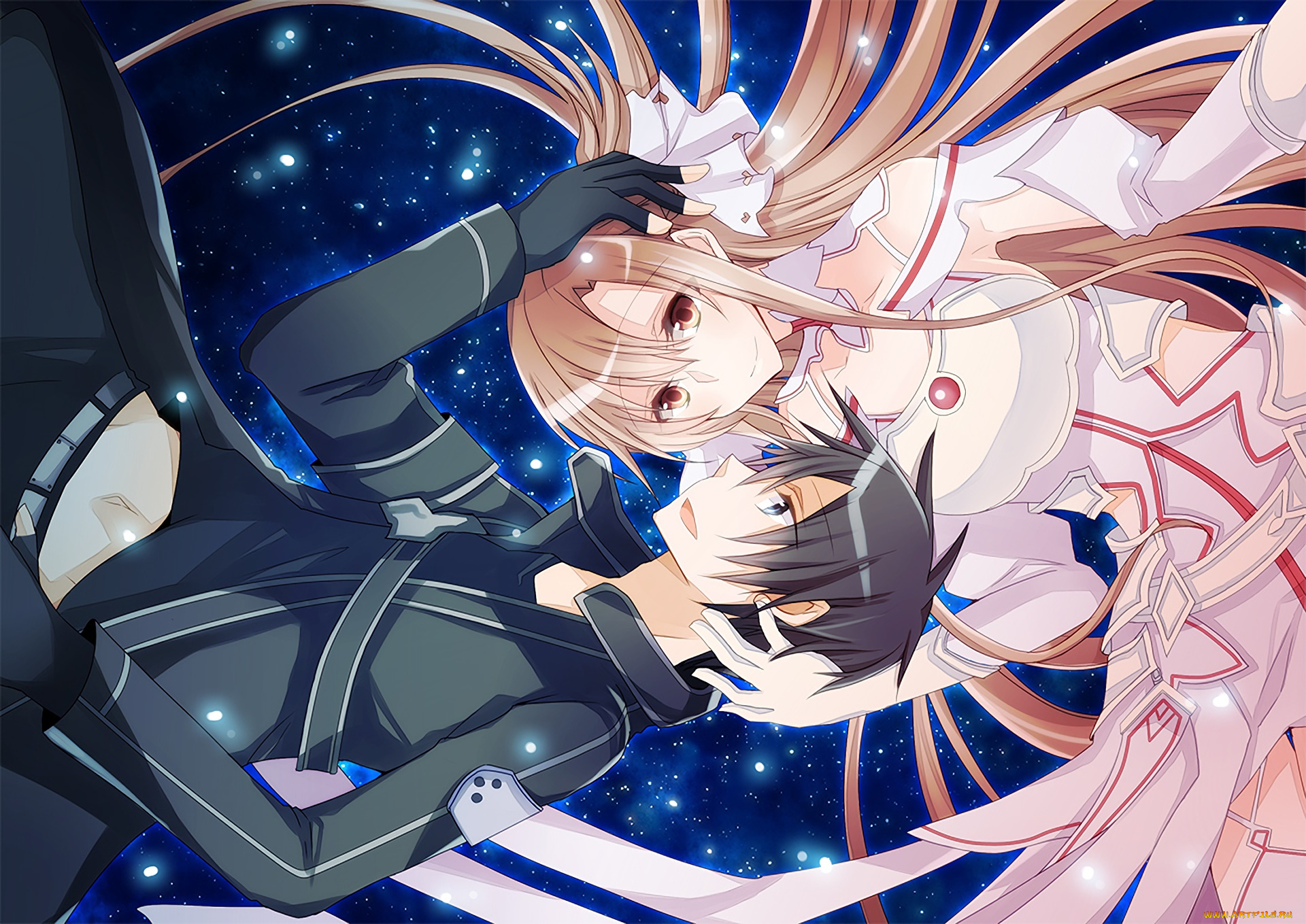 аниме, sword, art, online, фон, взгляд, девушка