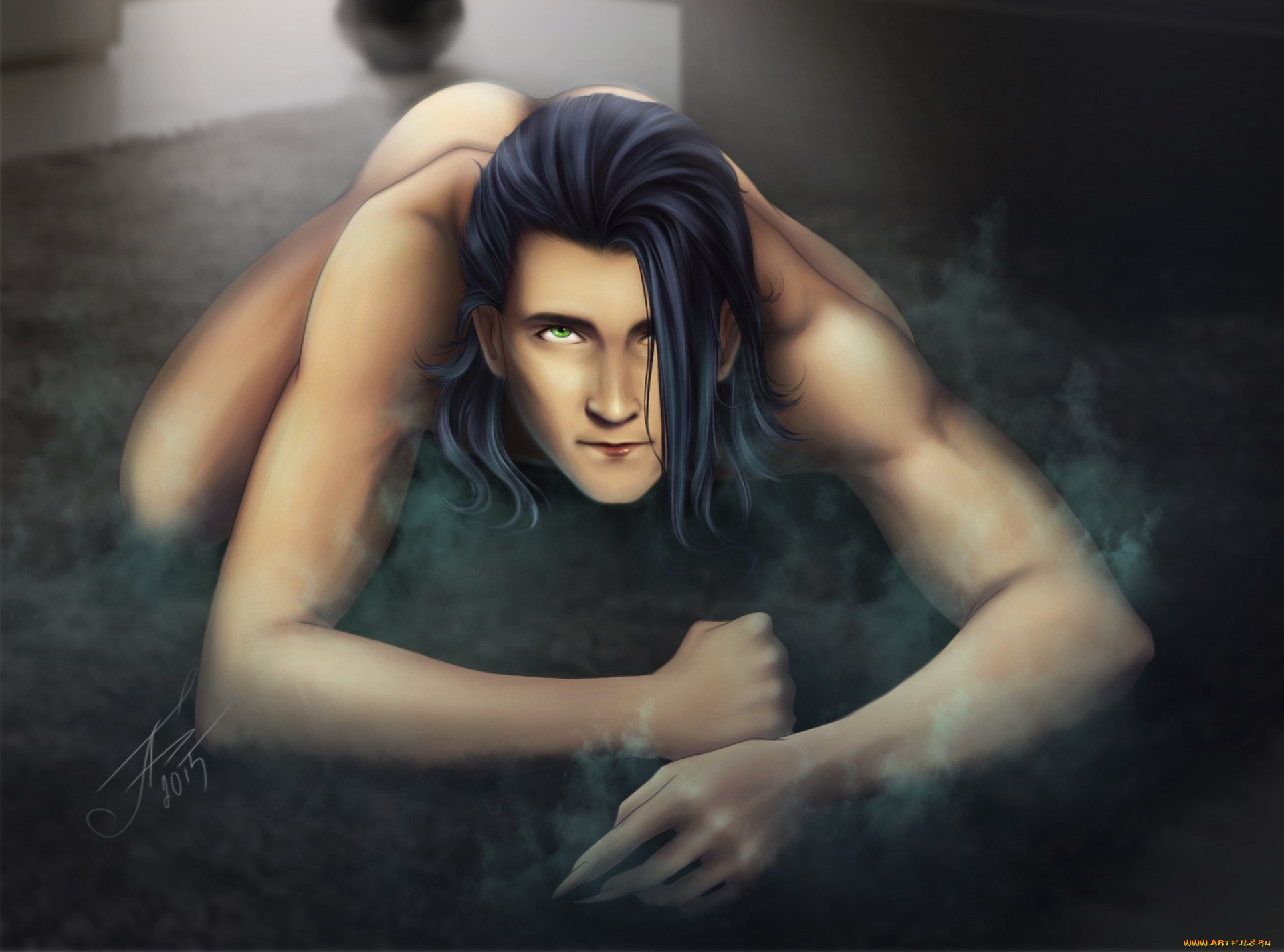 рисованное, люди, локи