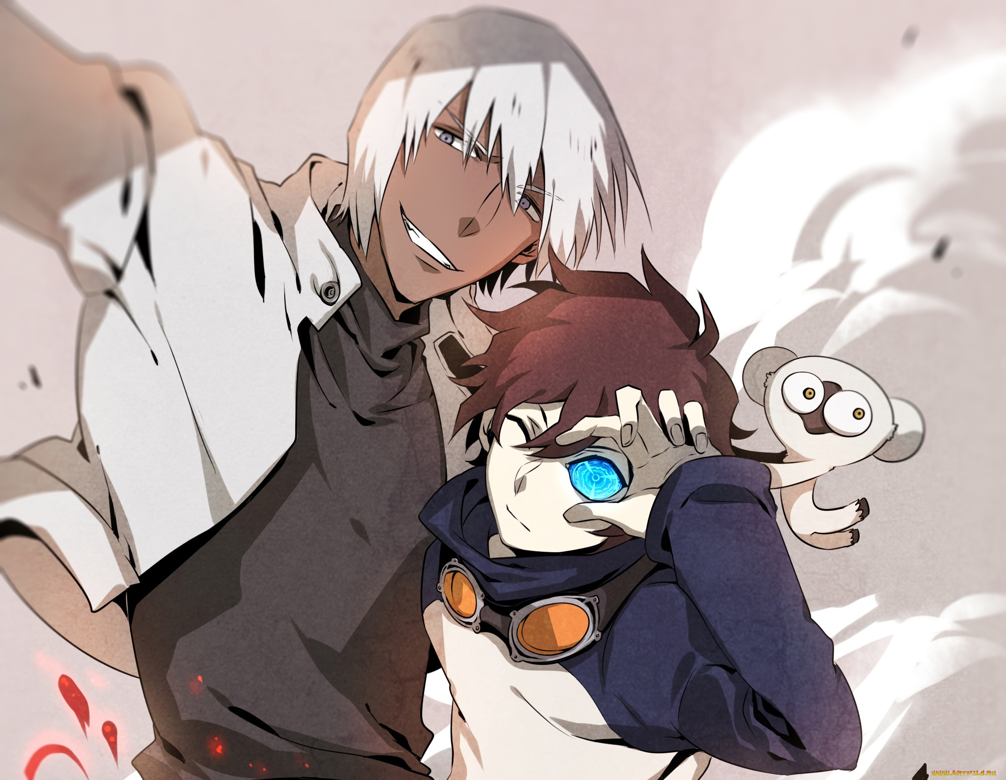 аниме, kekkai, sensen, лео, запп