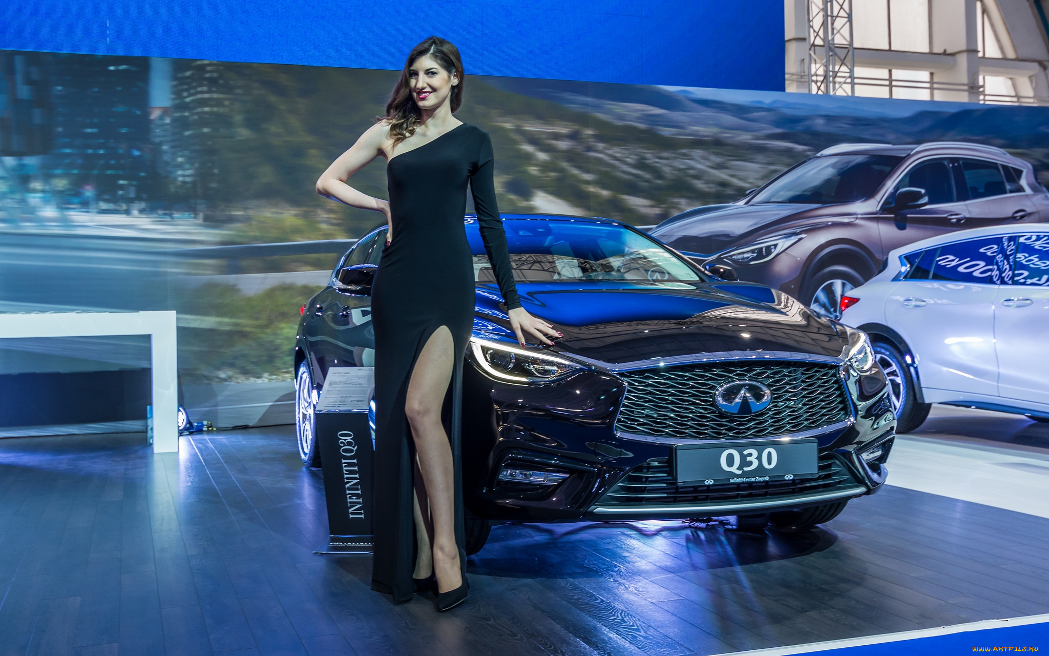 автомобили, -авто, с, девушками, девица, авто