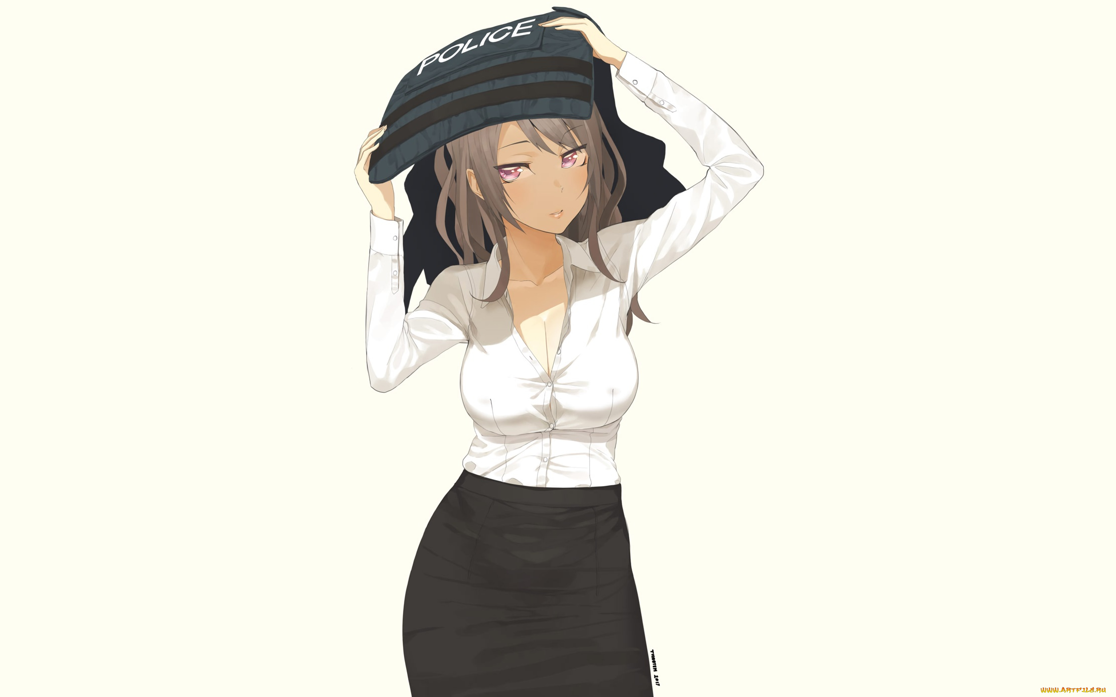 аниме, unknown, , другое, девушка, фон, взгляд