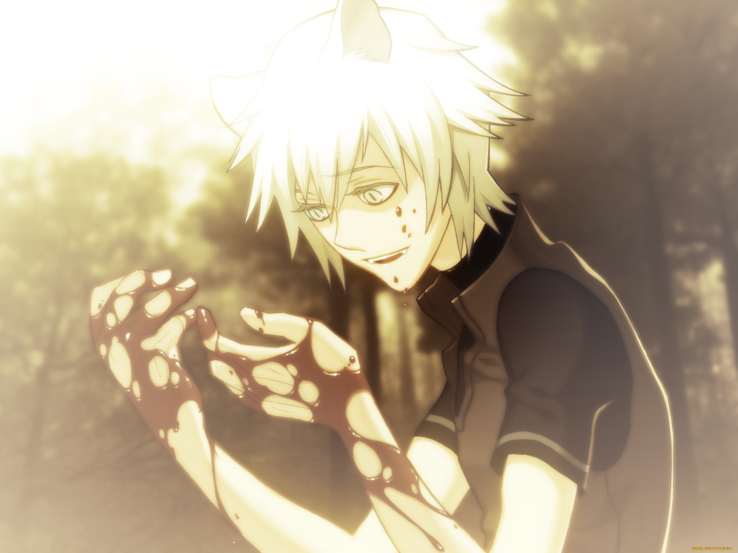 аниме, lamento, коное, рибика, руки