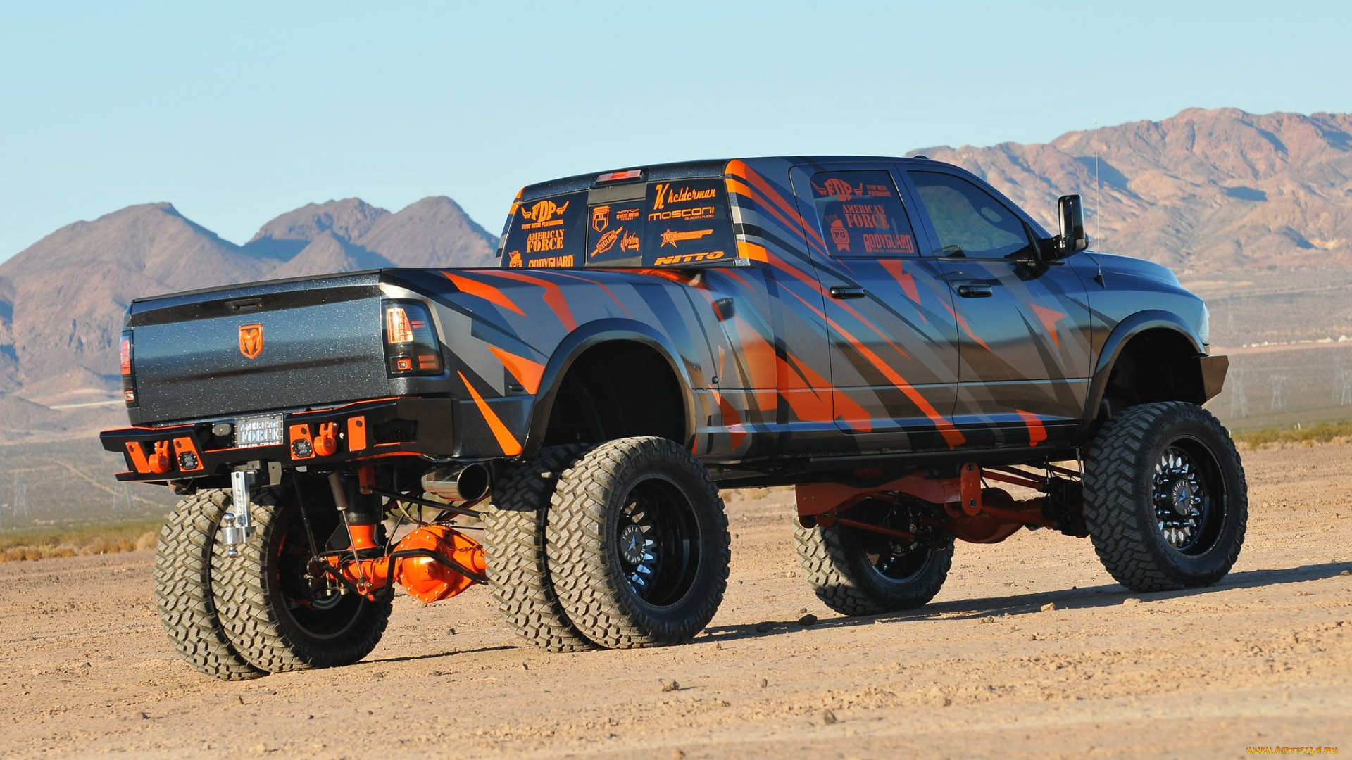 автомобили, custom, pick-up, dodge