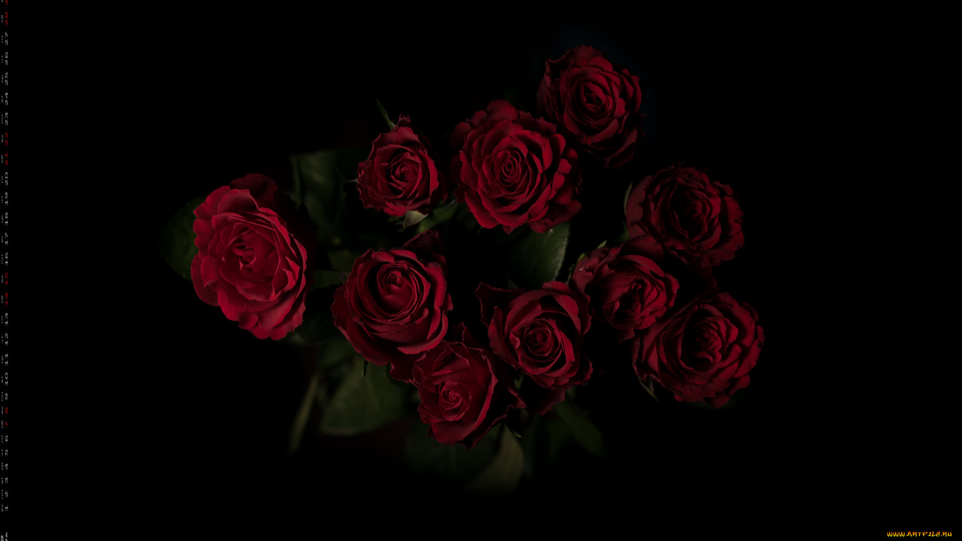 календари, цветы, букет