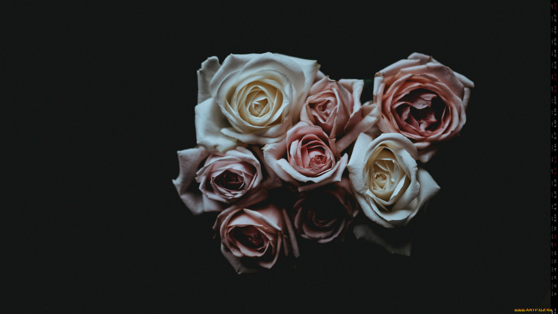 календари, цветы, букет