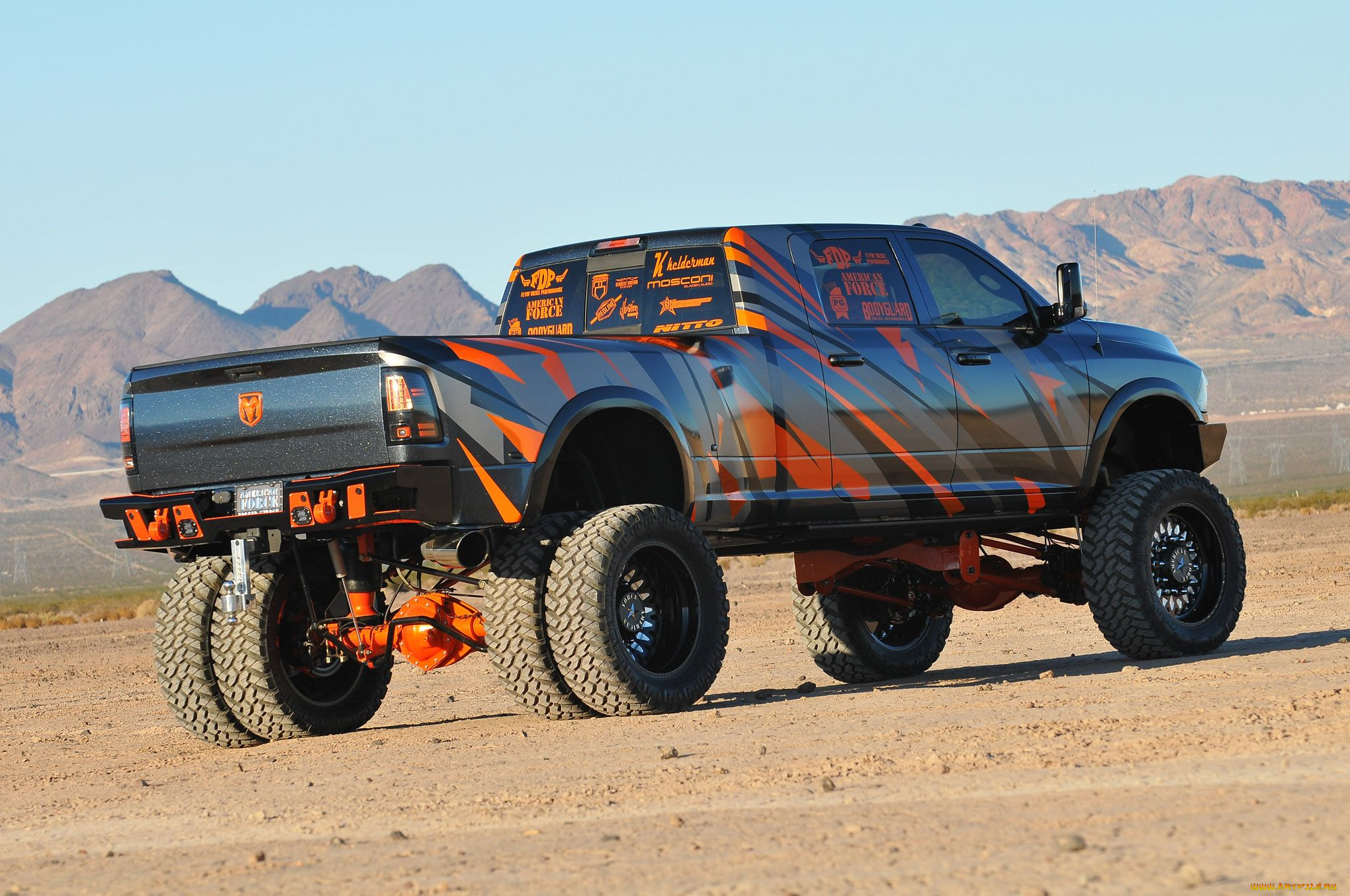 автомобили, custom, pick-up, dodge