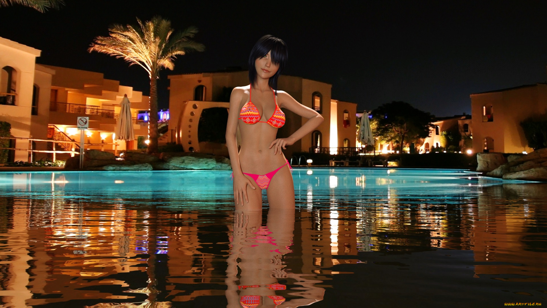 3д, графика, люди, , people, девушка, фон, взгляд