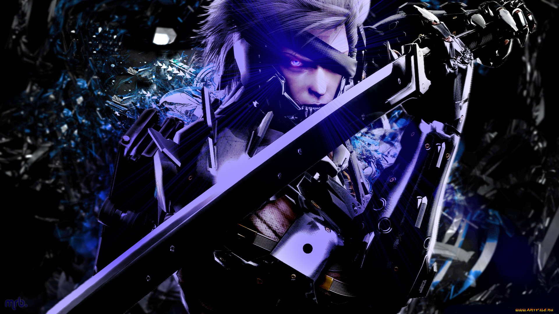 видео, игры, metal, gear, rising, , revengeance, киборг