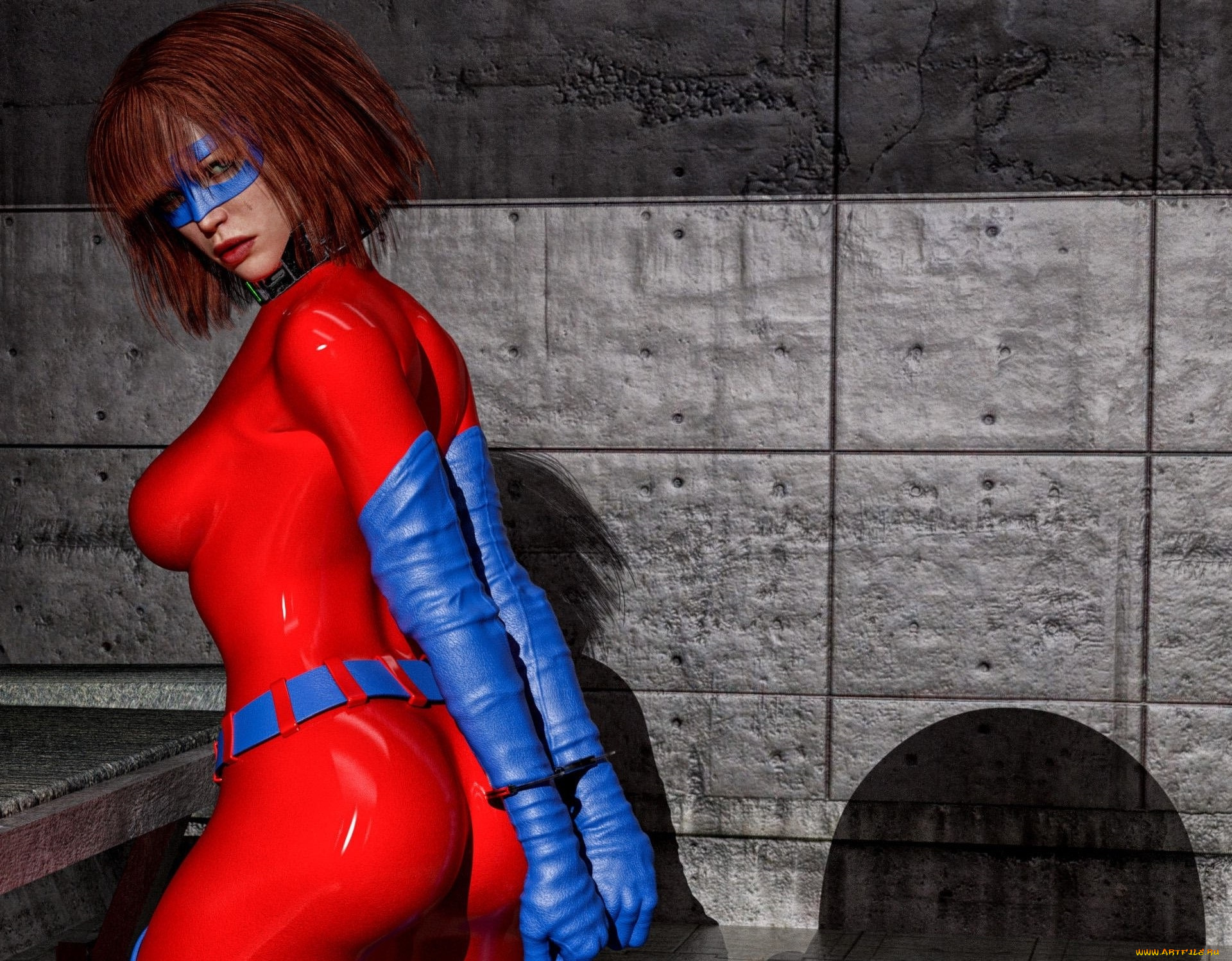 3д, графика, фантазия, , fantasy, фон, взгляд, девушка