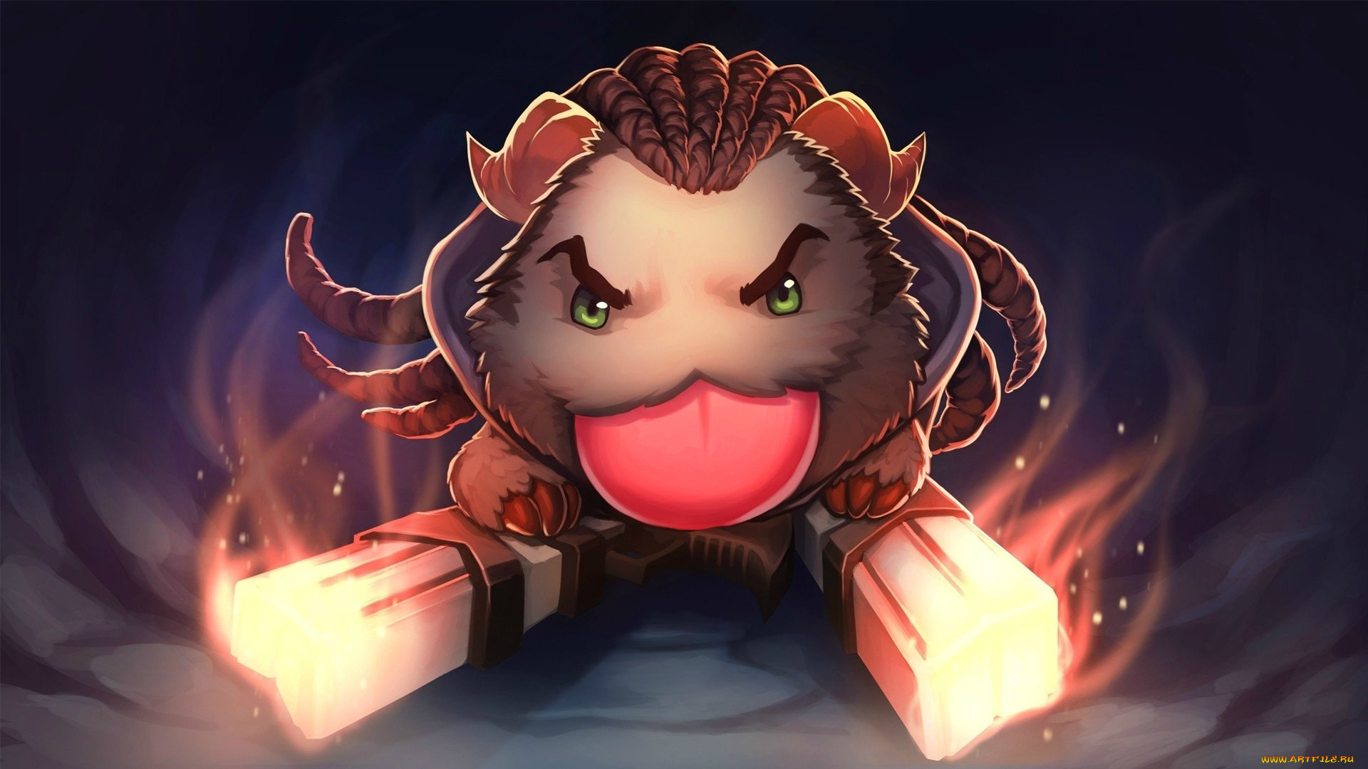 видео, игры, league, of, legends, poro