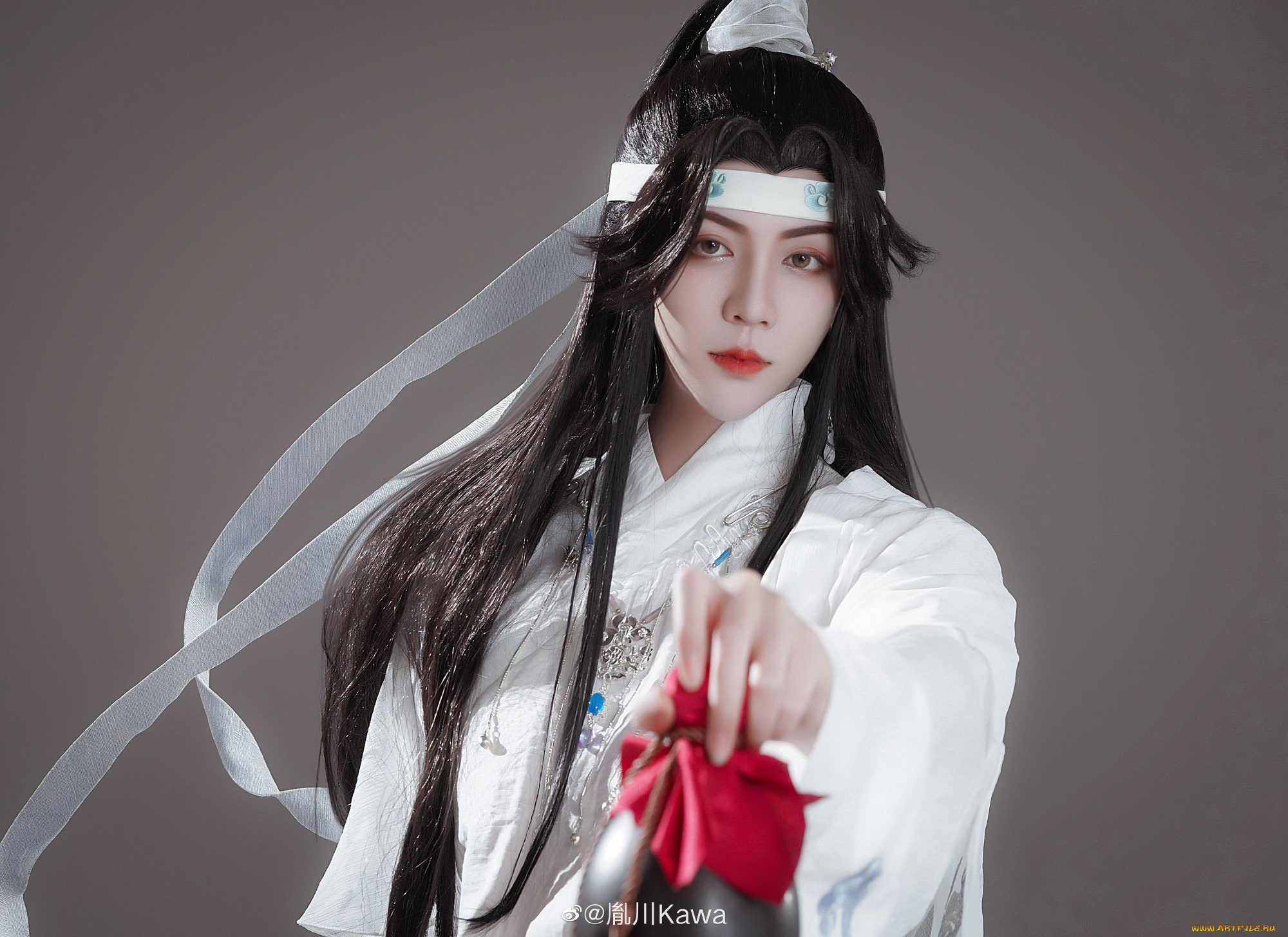 девушки, -, креатив, , косплей, лань, ванцзи, кувшин, костюм