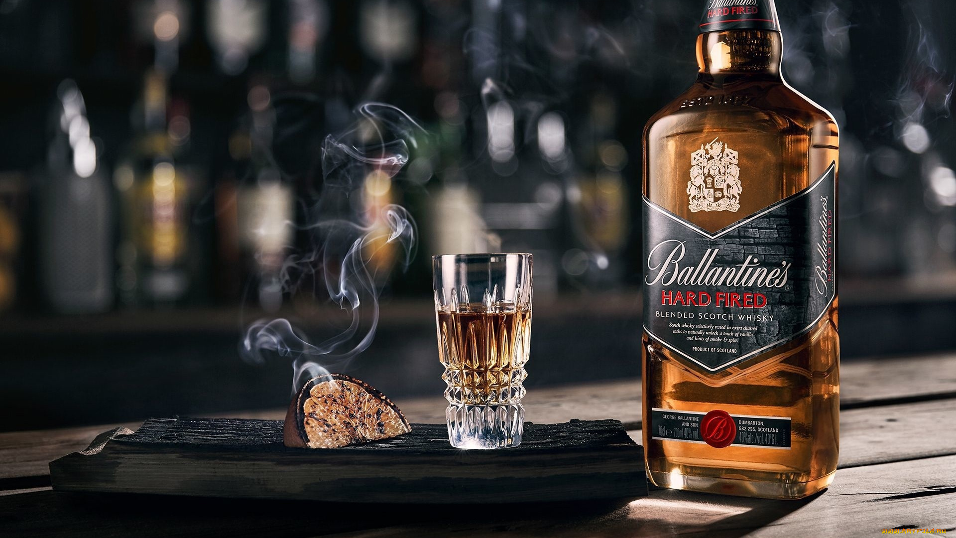 бренды, ballantines, виски