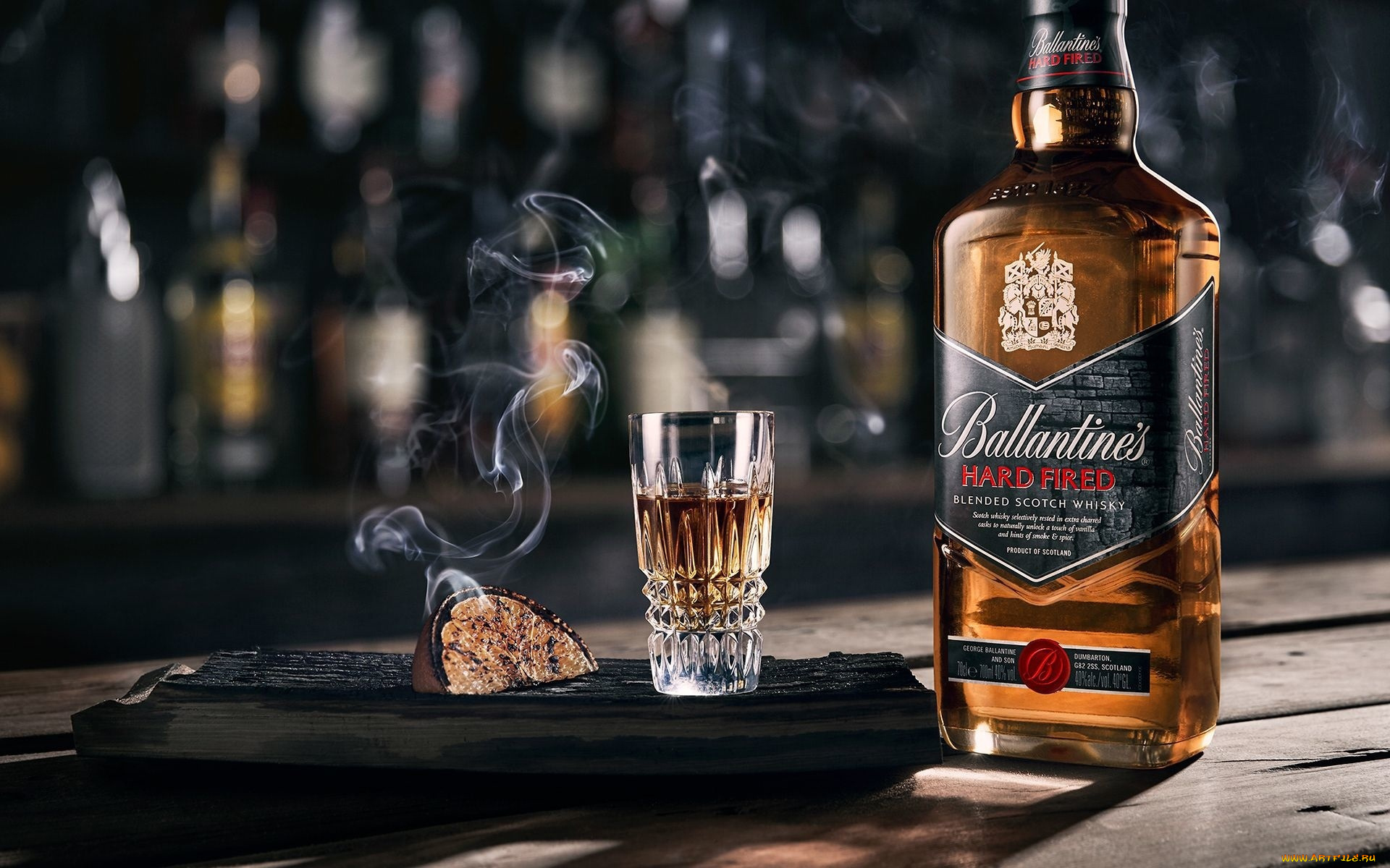 бренды, ballantines, виски