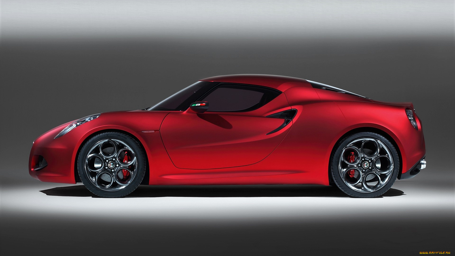alfa, romeo, 4c, concept, 2011, автомобили, alfa, romeo, красный