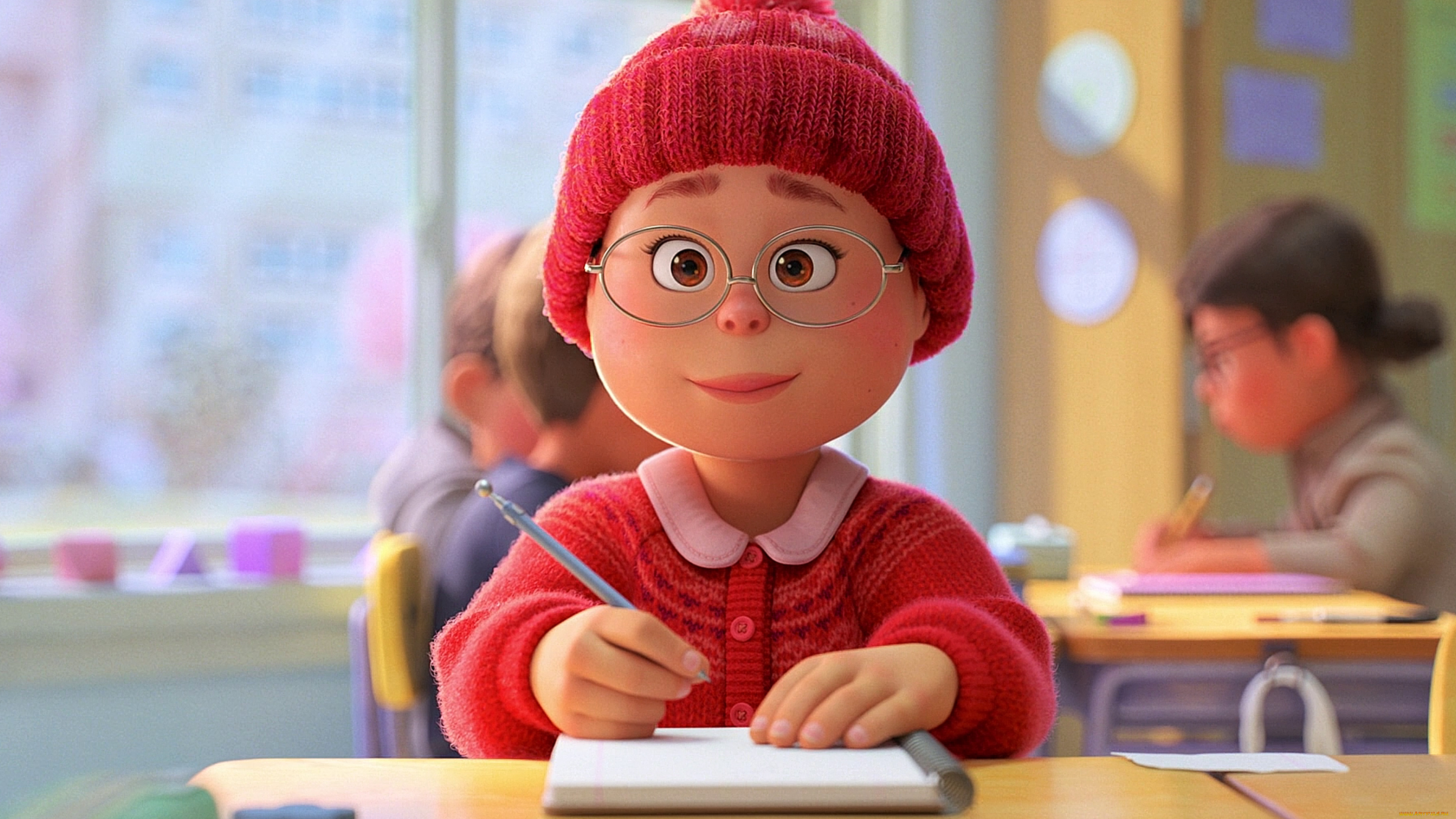 мультфильмы, turning, red, блондинка, куртка, turning, red