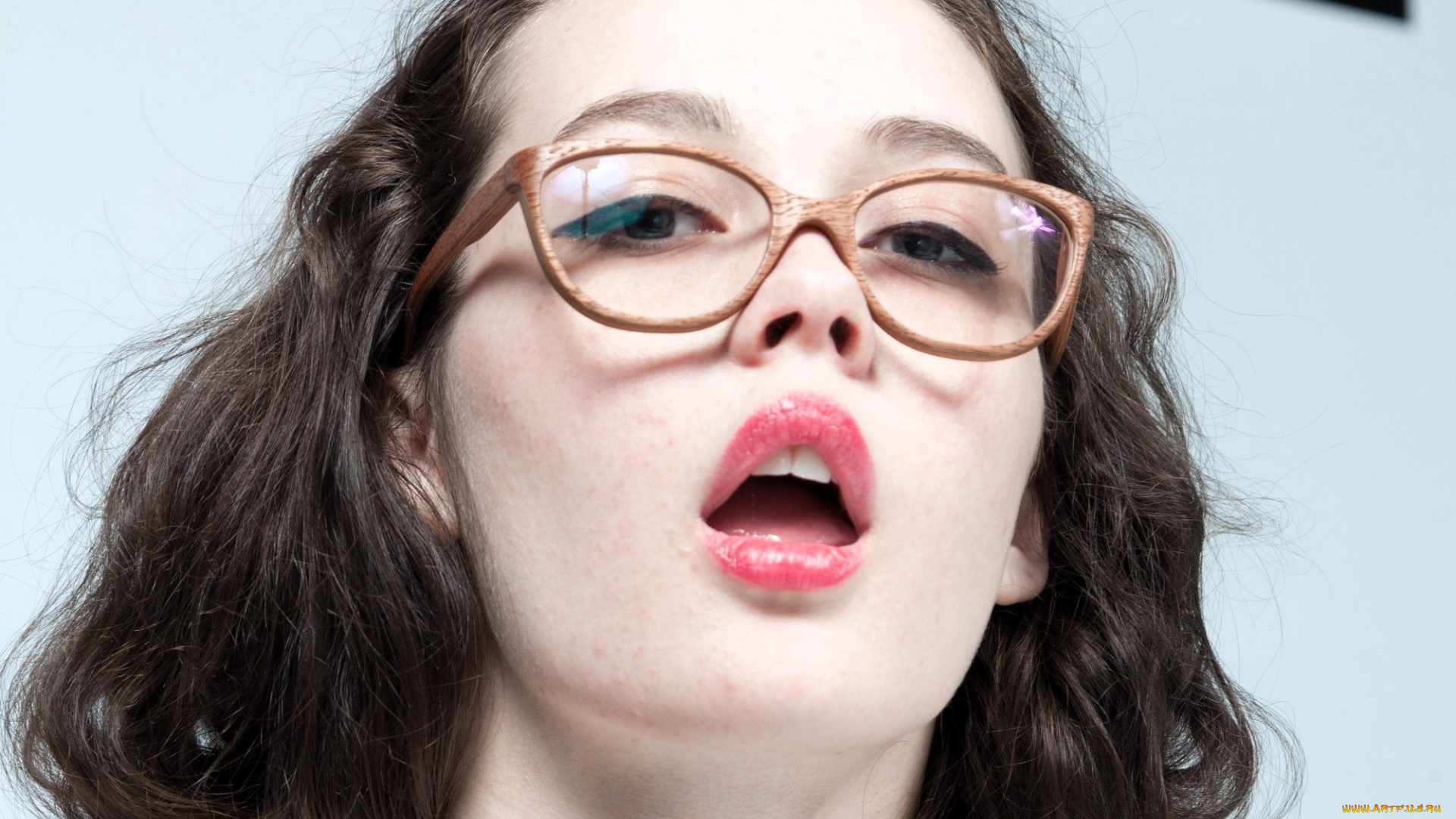 девушки, -, лица, , портреты, marla, o, ksenia, yankovskaya, лицо, очки