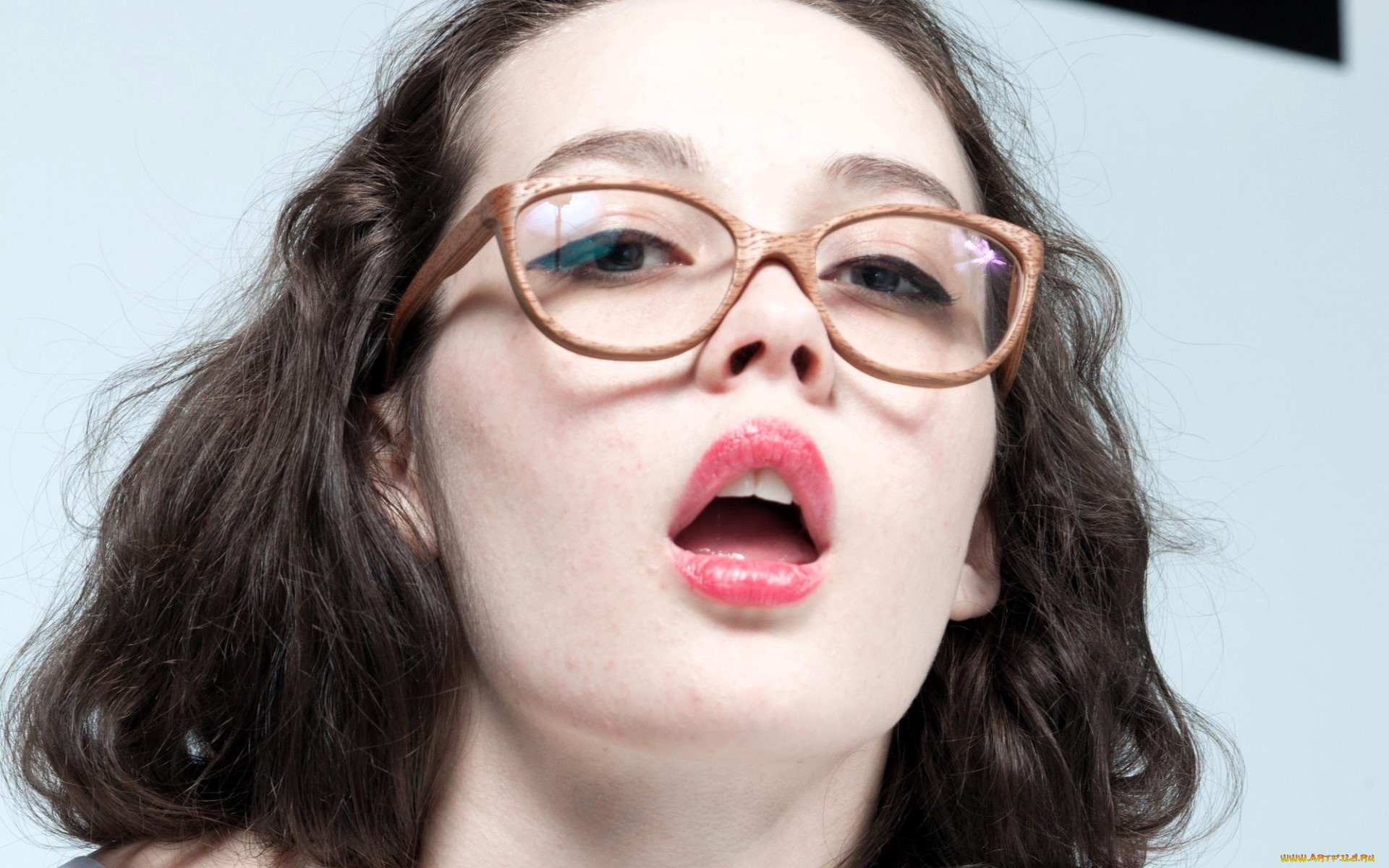 девушки, -, лица, , портреты, marla, o, ksenia, yankovskaya, лицо, очки