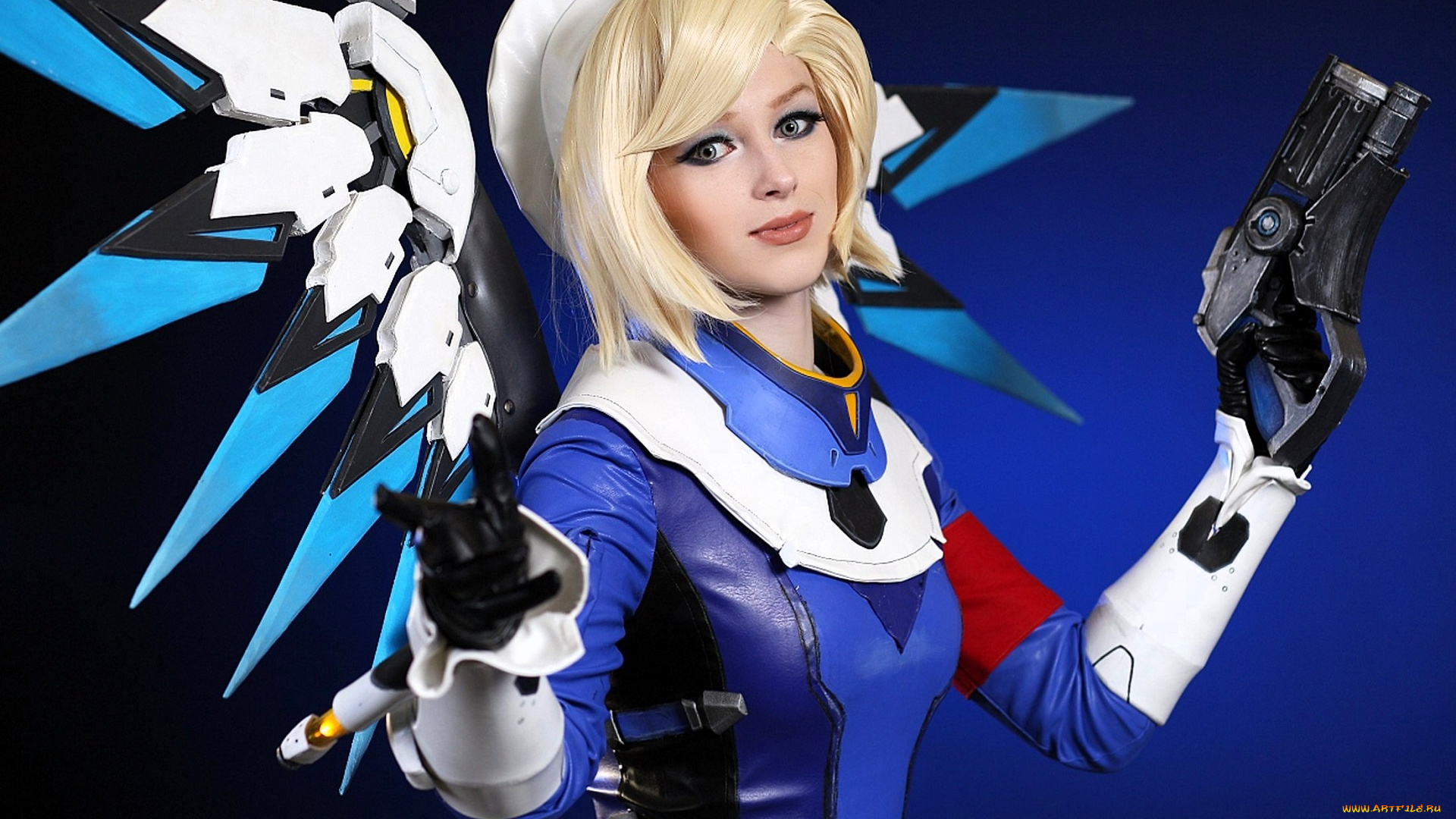 девушки, мария, давыдова, , lady, melamory, косплей, образ, наряд, костюм, крылья, оружие