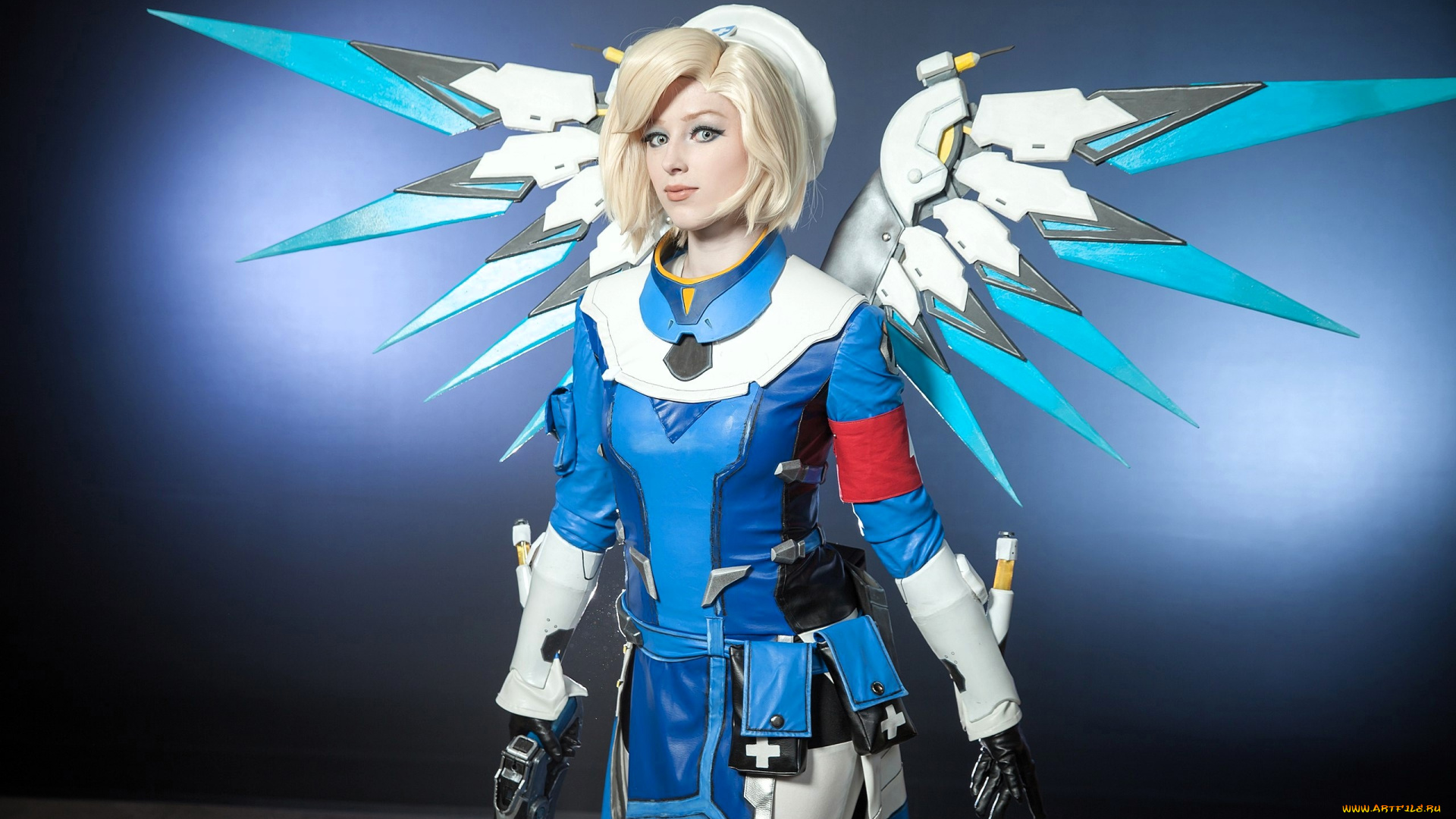 девушки, мария, давыдова, , lady, melamory, косплей, образ, наряд, костюм, крылья, оружие