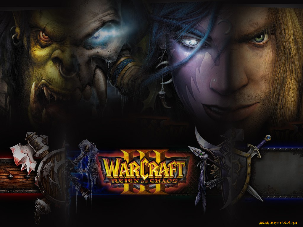 видео, игры, warcraft, iii, reign, of, chaos